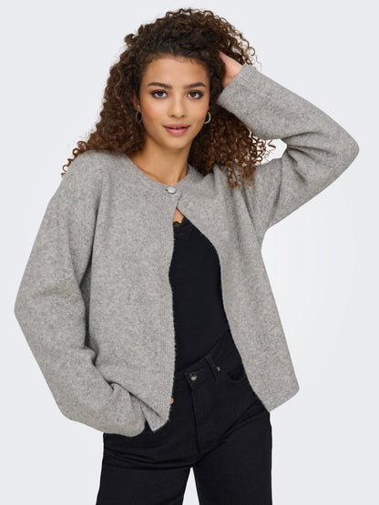 JDYANA LIFE L/S ONE BUTTON CARDIGAN KNT