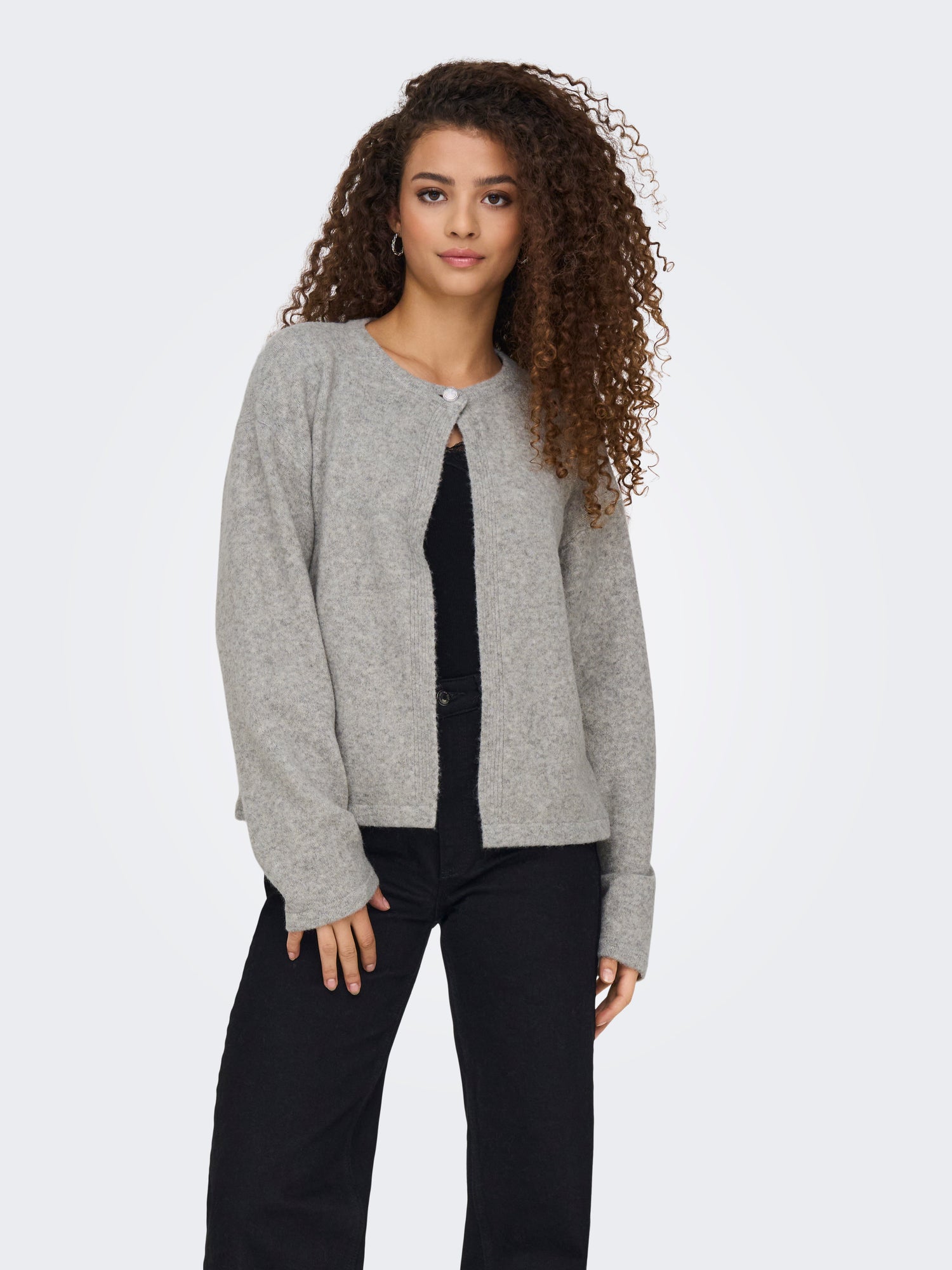 JDYANA LIFE L/S ONE BUTTON CARDIGAN KNT