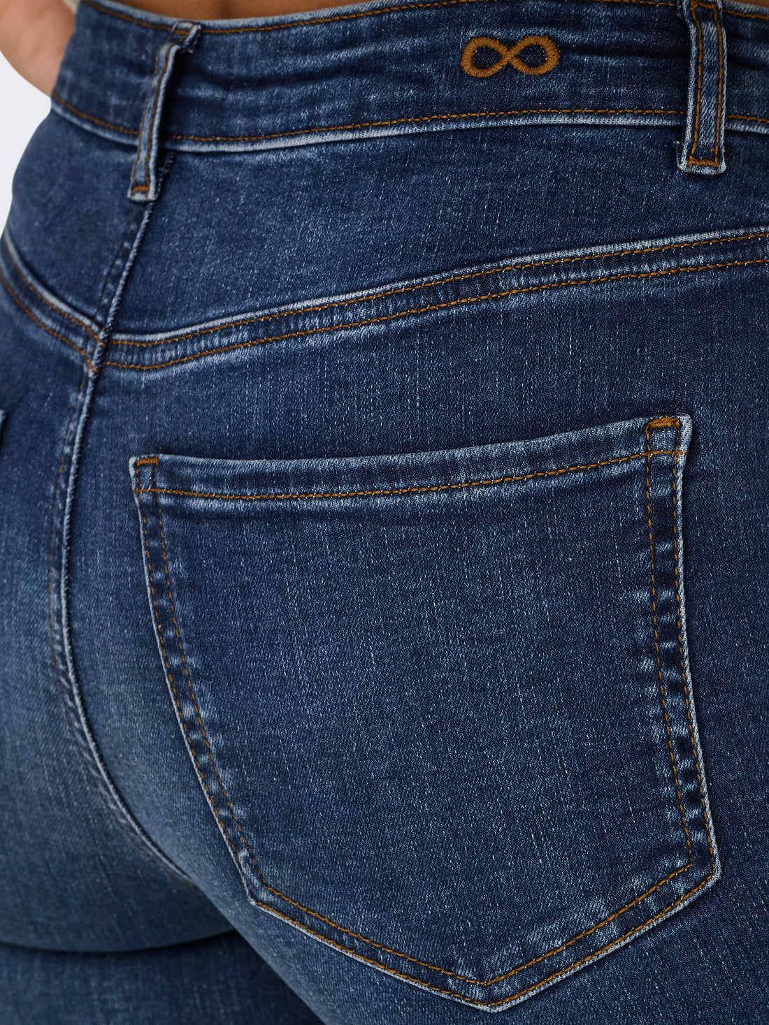 ONLY JdY JDY Damen Skinny Fit Jeans Knopfleiste Taschen Gürtelschlaufen Knöchellang