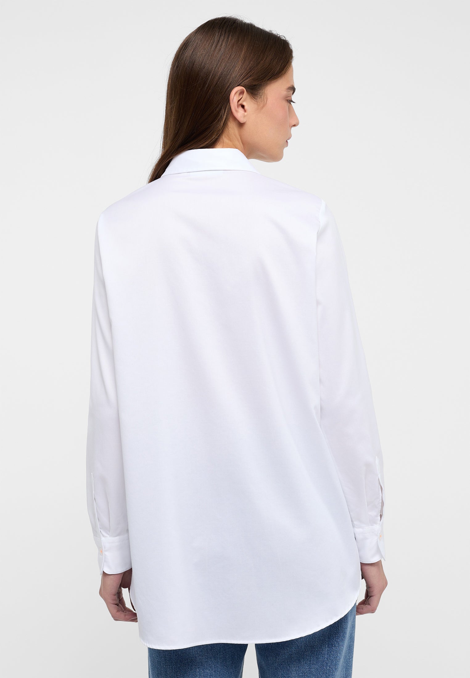 ETERNA Blusen SOFT LUXURY Hemdbluse Damen Langarm Twill Baumwolle bügelleicht