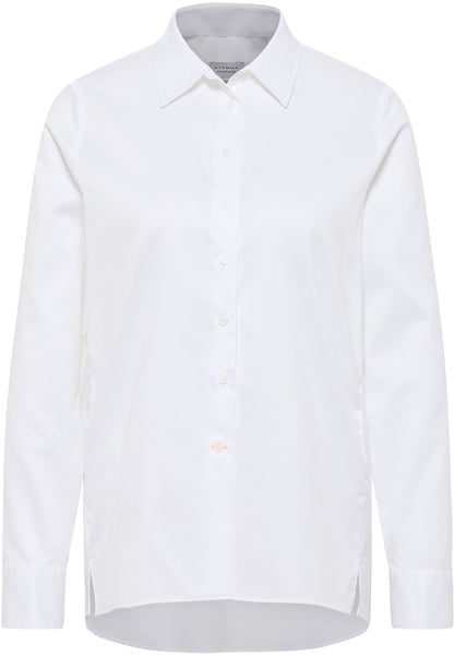 ETERNA Blusen SOFT LUXURY Hemdbluse Damen Langarm Twill Baumwolle bügelleicht