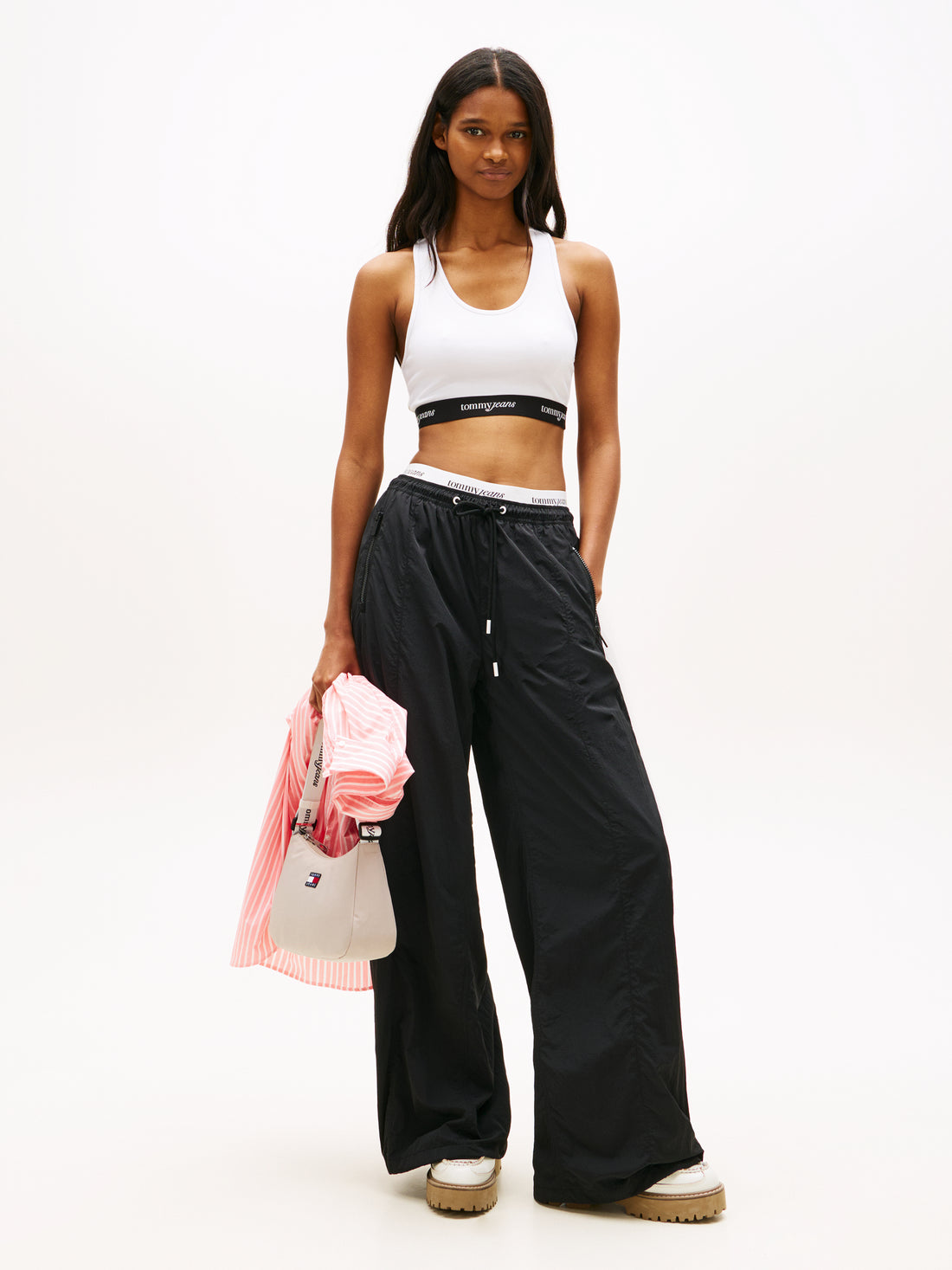 TOMMY HILFIGER Sportswear Division Damen Leggings Elasthan