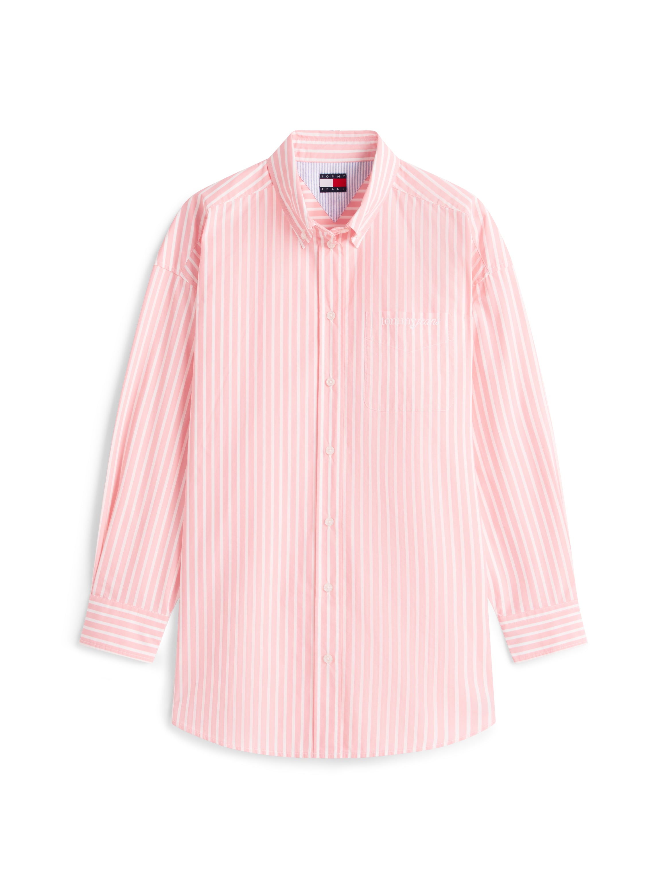 TOMMY HILFIGER Sportswear Division Damen Kleid Tropical Blush Stripe