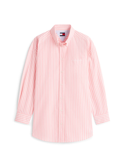 TOMMY HILFIGER Sportswear Division Damen Kleid Tropical Blush Stripe