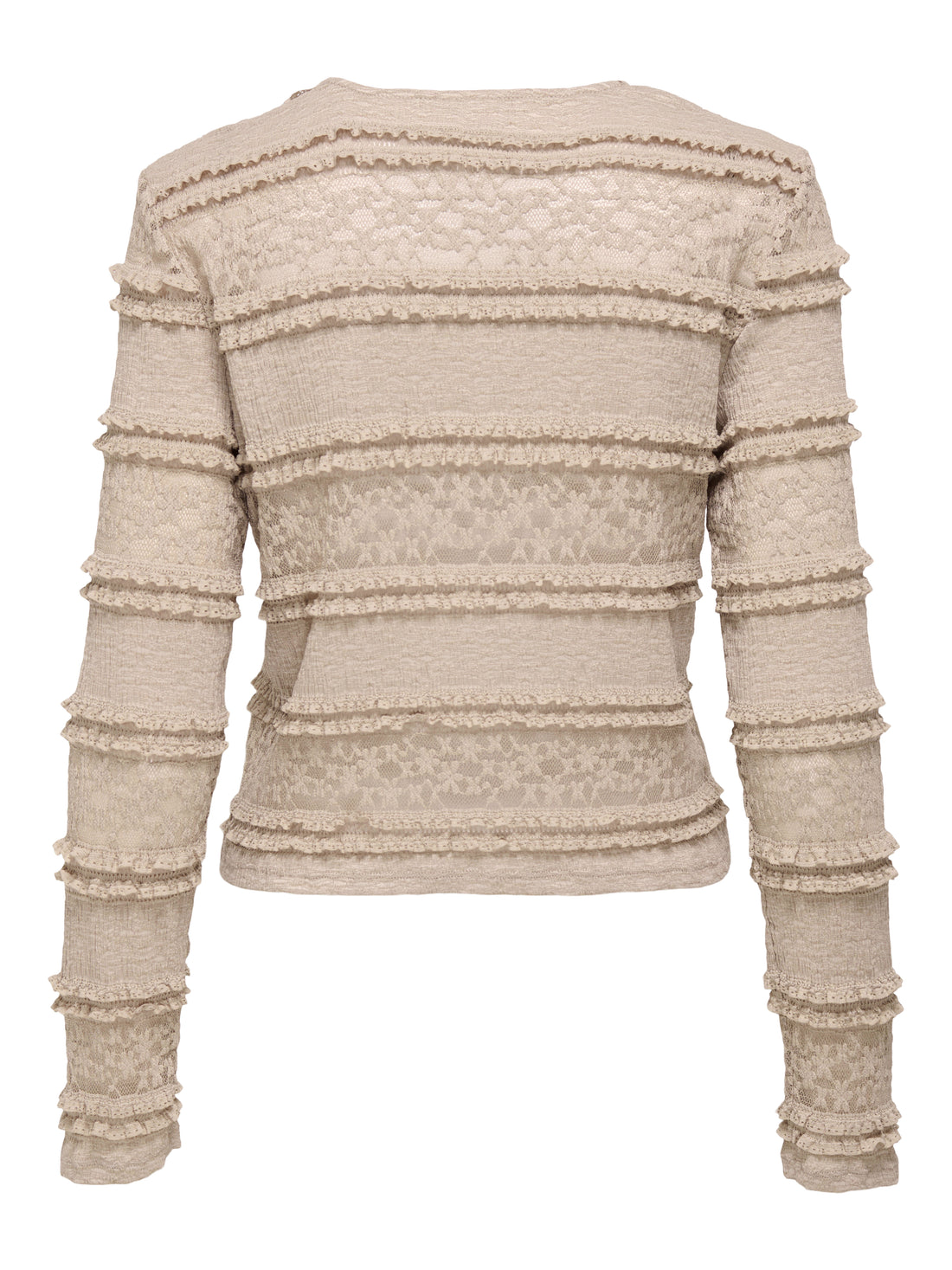 ONLY JdY JDY Damen Bluse Langarm Rundhals Normal geschnitten