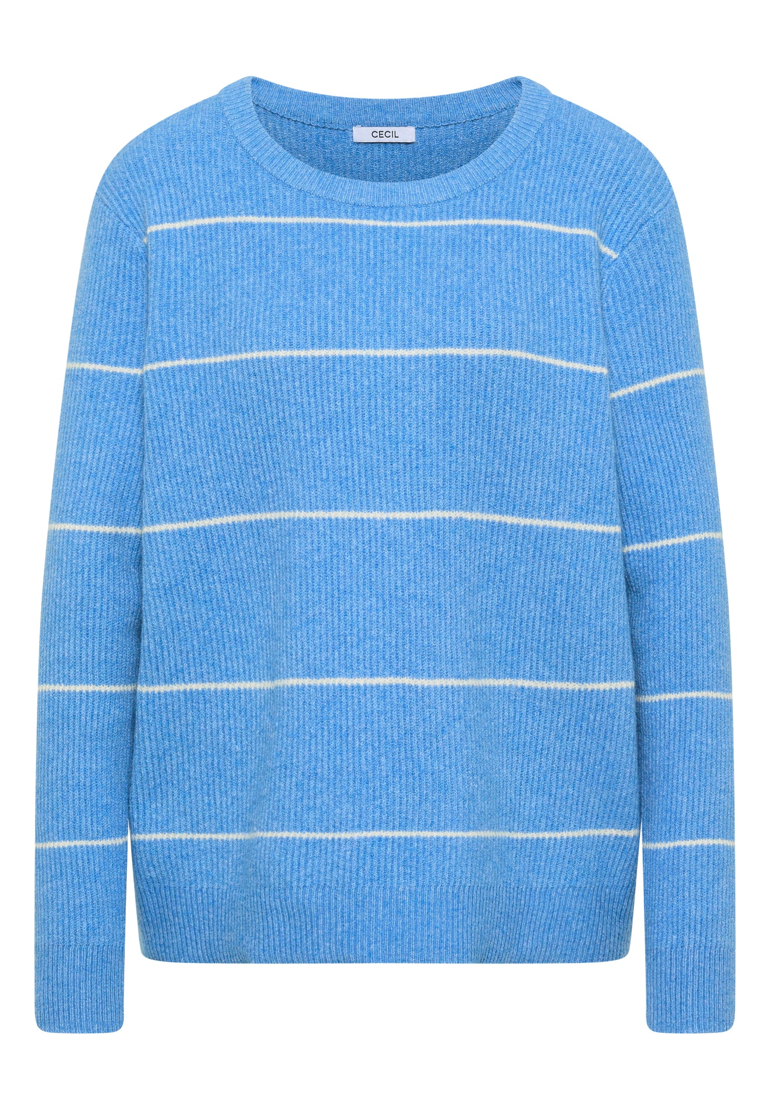 CECIL Damen Strickpullover Rippstruktur Langarm