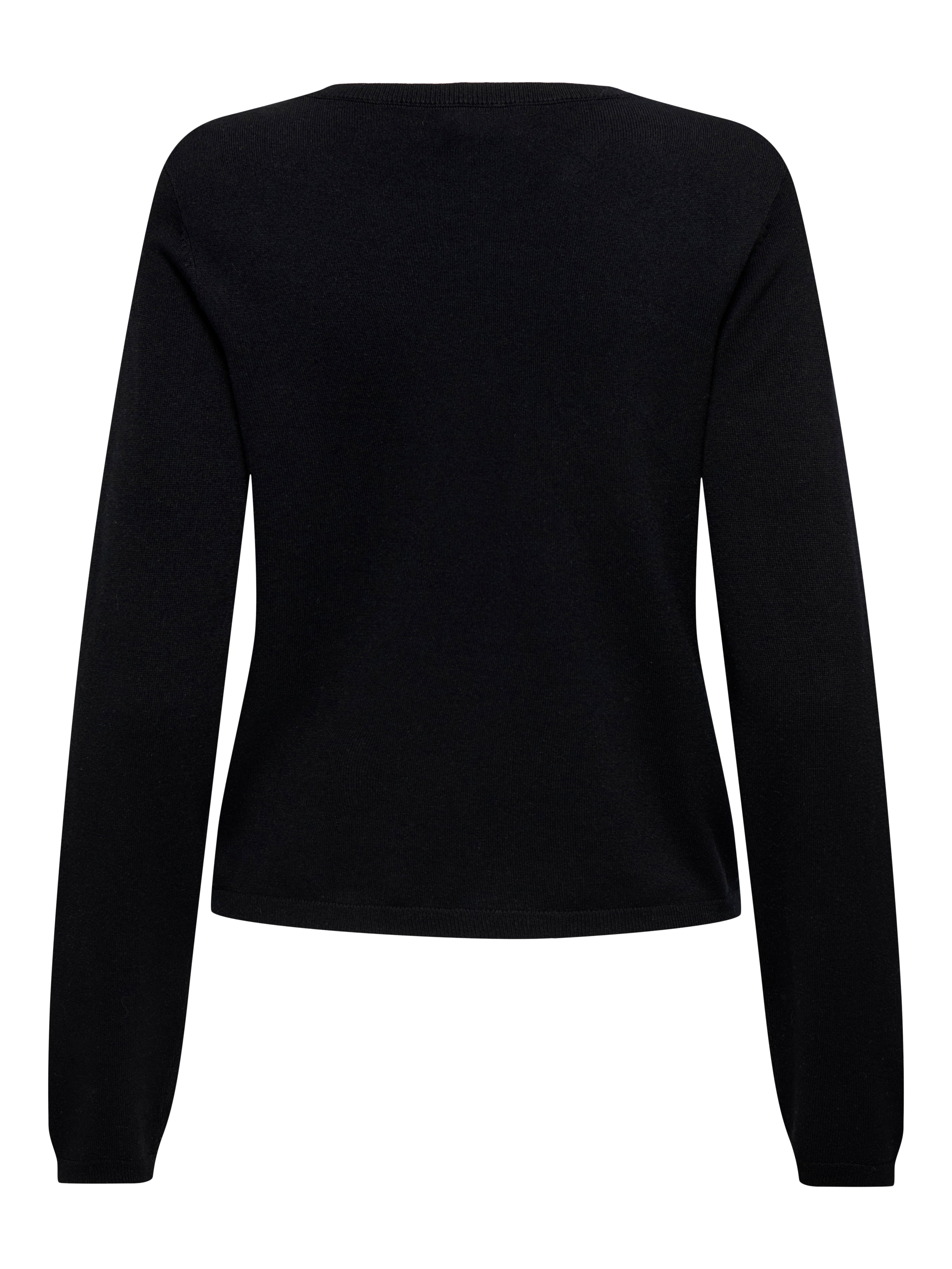 ONLY JdY JDY Damen Strickpullover Bestickt Langarm Rundhals Knit Fit