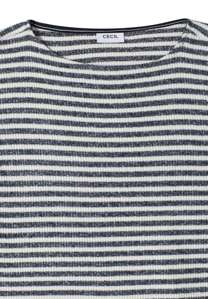 CECIL Damen Shirt Langarm Casual Bequem Viskosemix