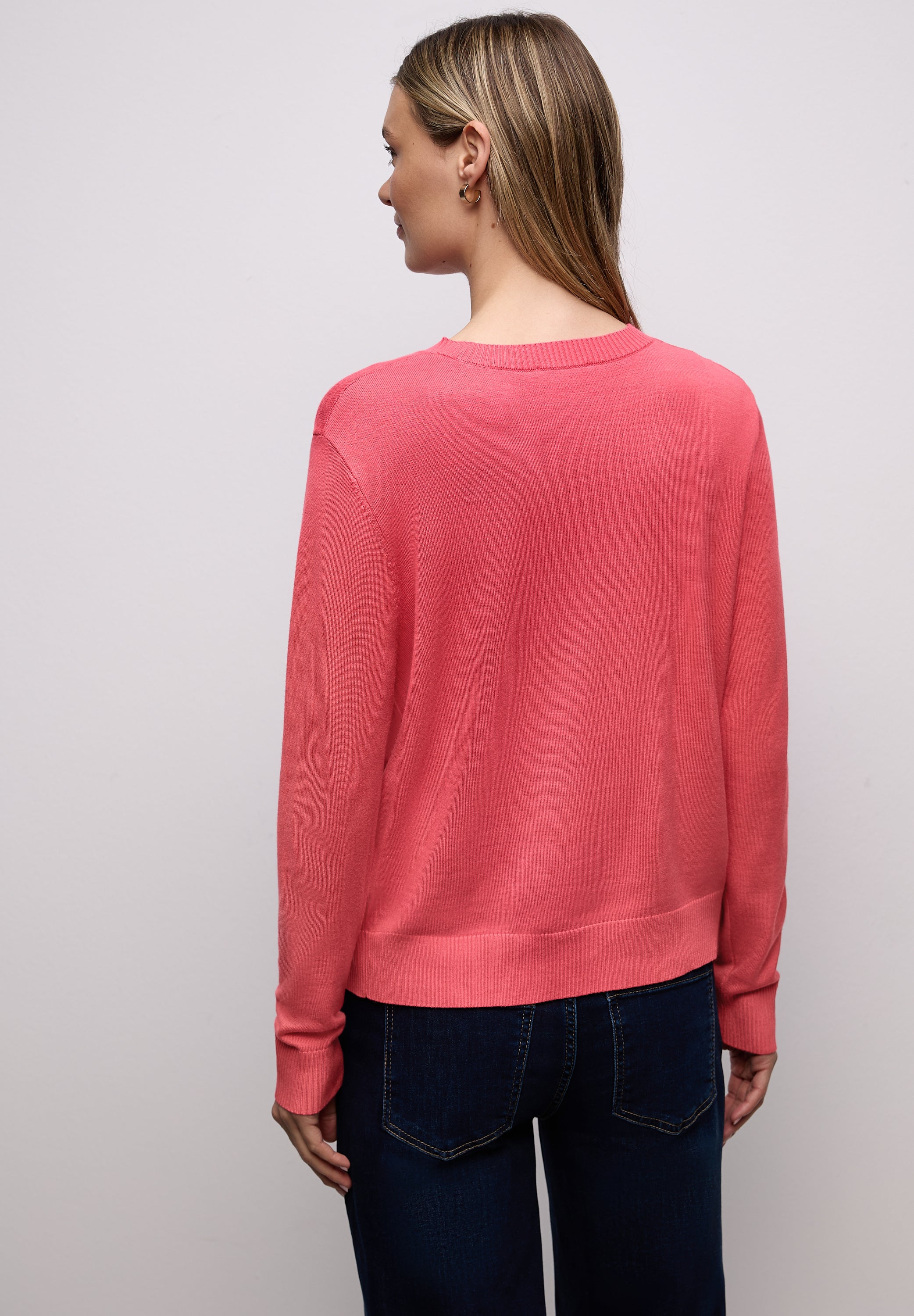 Street One Damen Feinstrickpullover Rundhals Langarm Must-Have