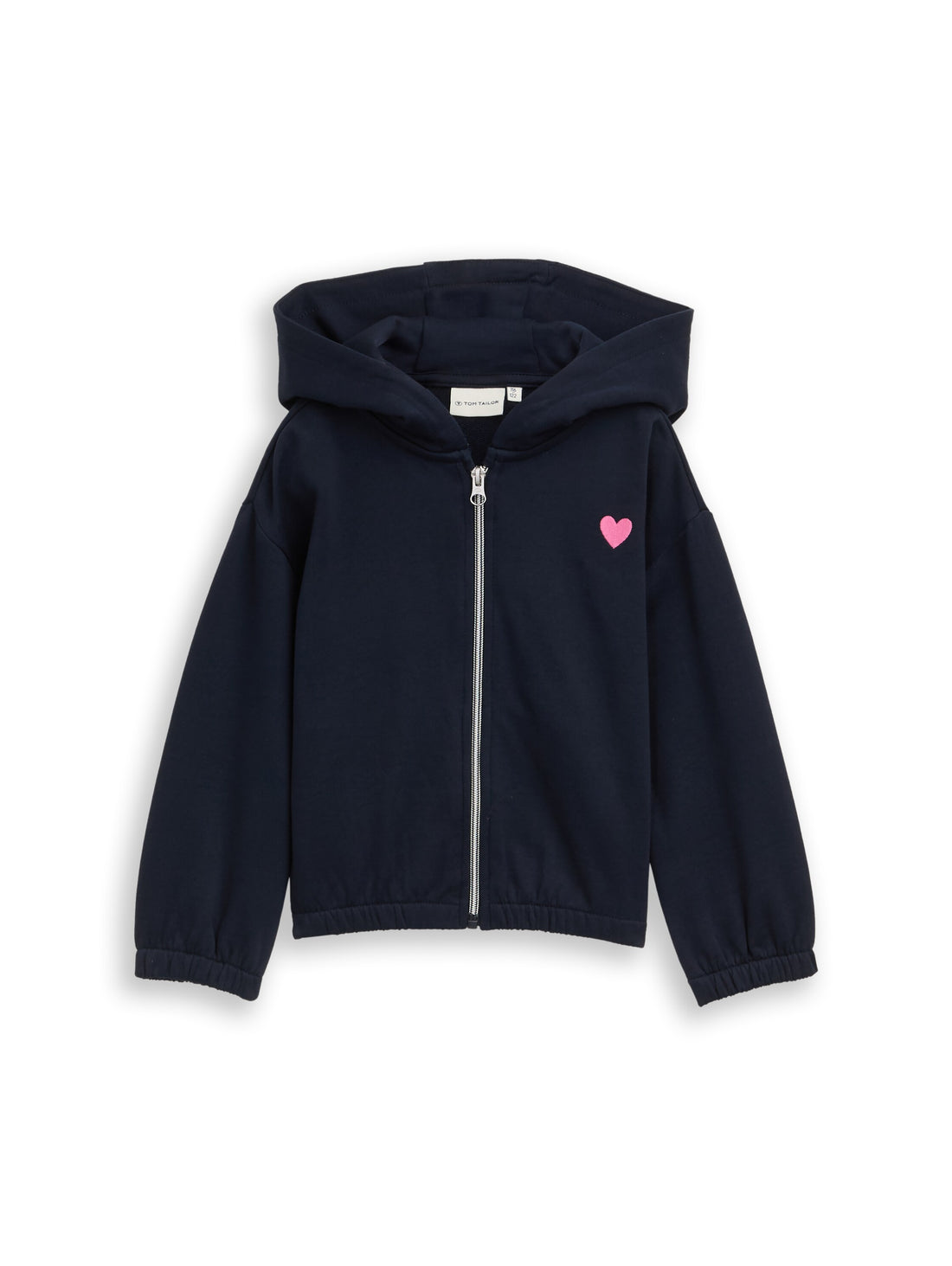 Tom Tailor Denim Kinder Hoodie Mädchen Sweatshirtjacke mit Taschen