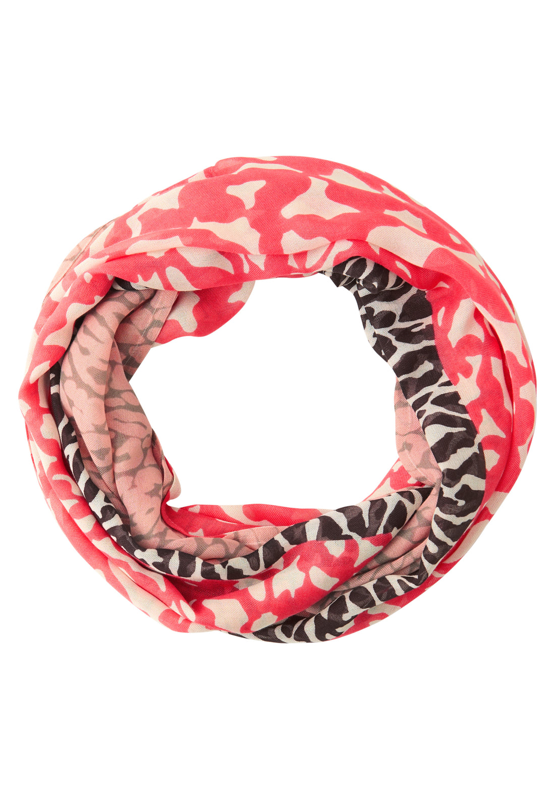 Street One Damen Loop-Schal Animal Print Modal