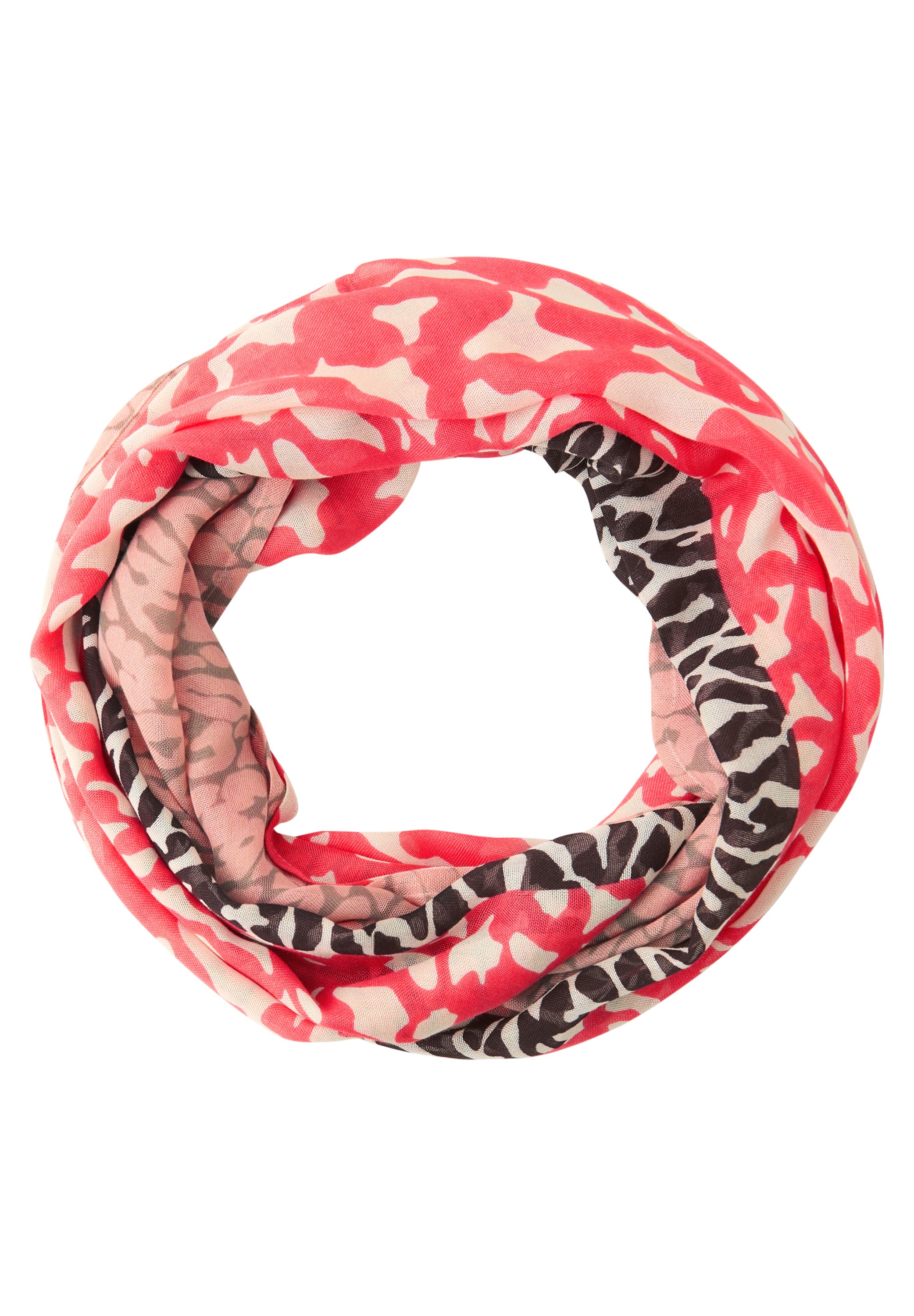 Street One Damen Loop-Schal Animal Print Modal