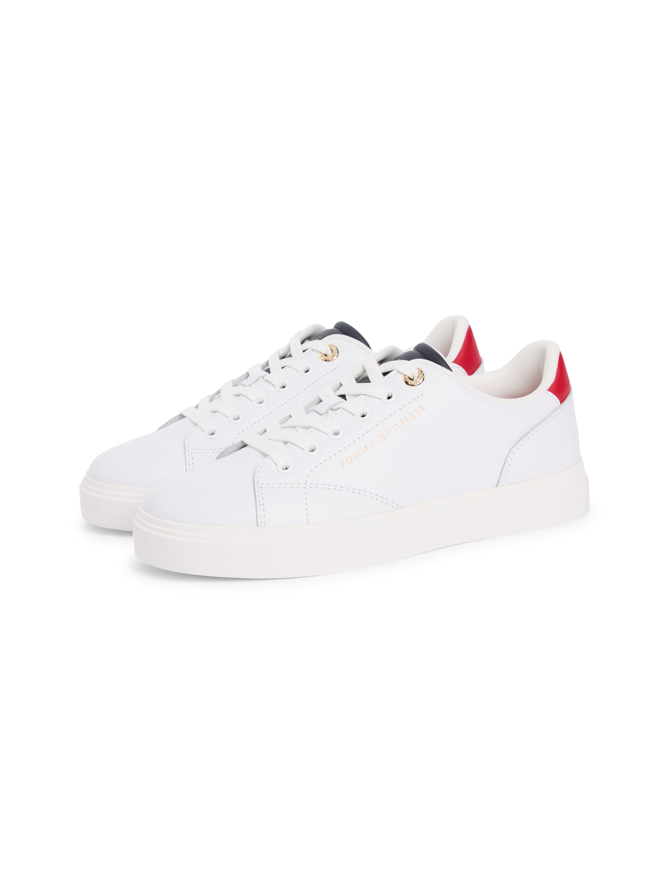 TOMMY HILFIGER Cow Embossed Grain Leather Herren Sneaker Vietnam