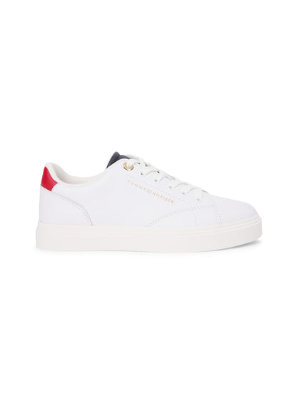 TOMMY HILFIGER Cow Embossed Grain Leather Herren Sneaker Vietnam