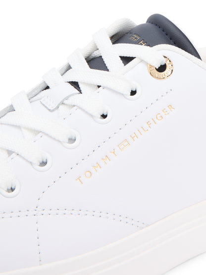 TOMMY HILFIGER Cow Embossed Grain Leather Herren Sneaker Vietnam
