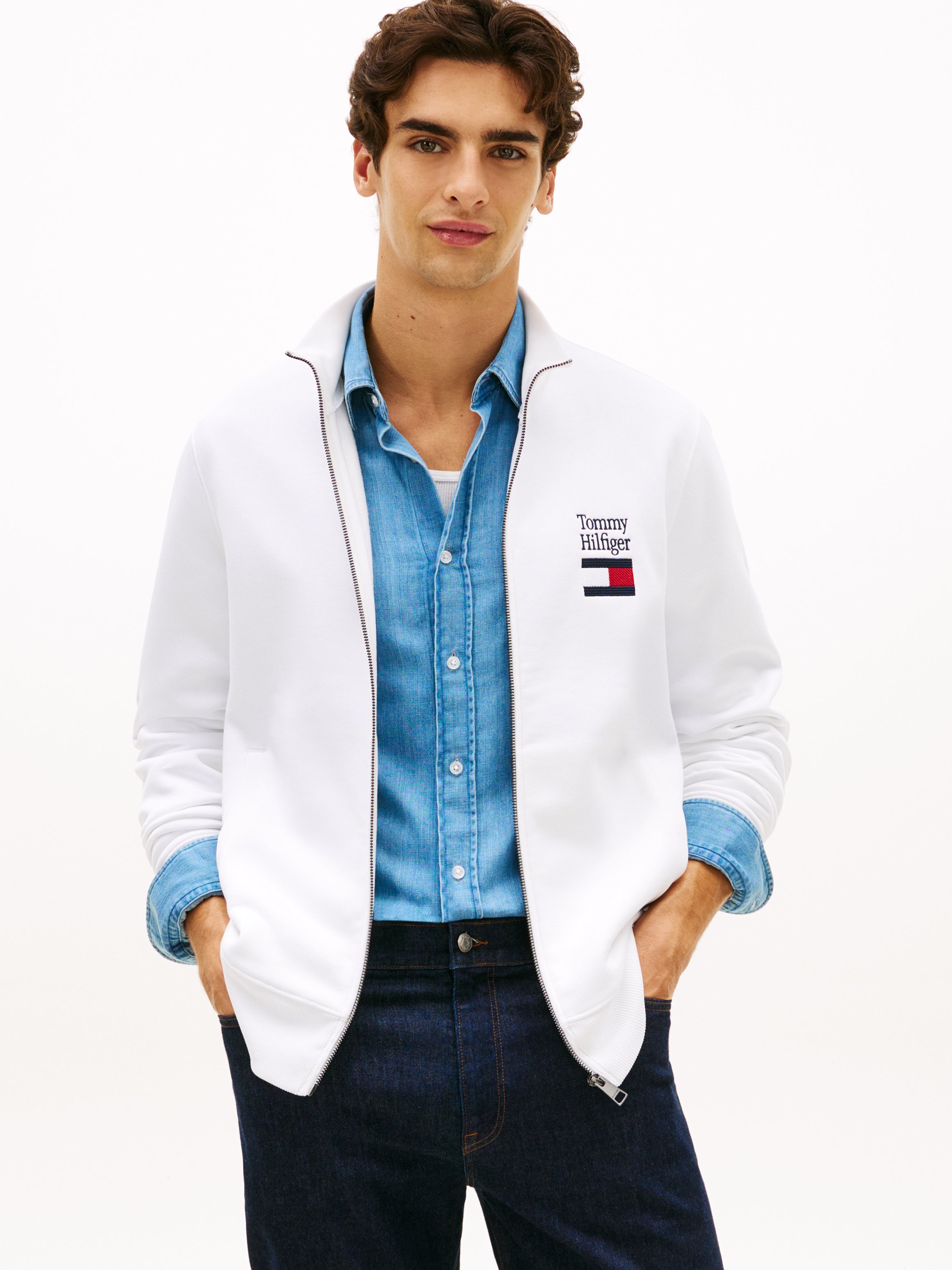 TOMMY HILFIGER Sportswear Erwachsene T-Shirt Slim Fit