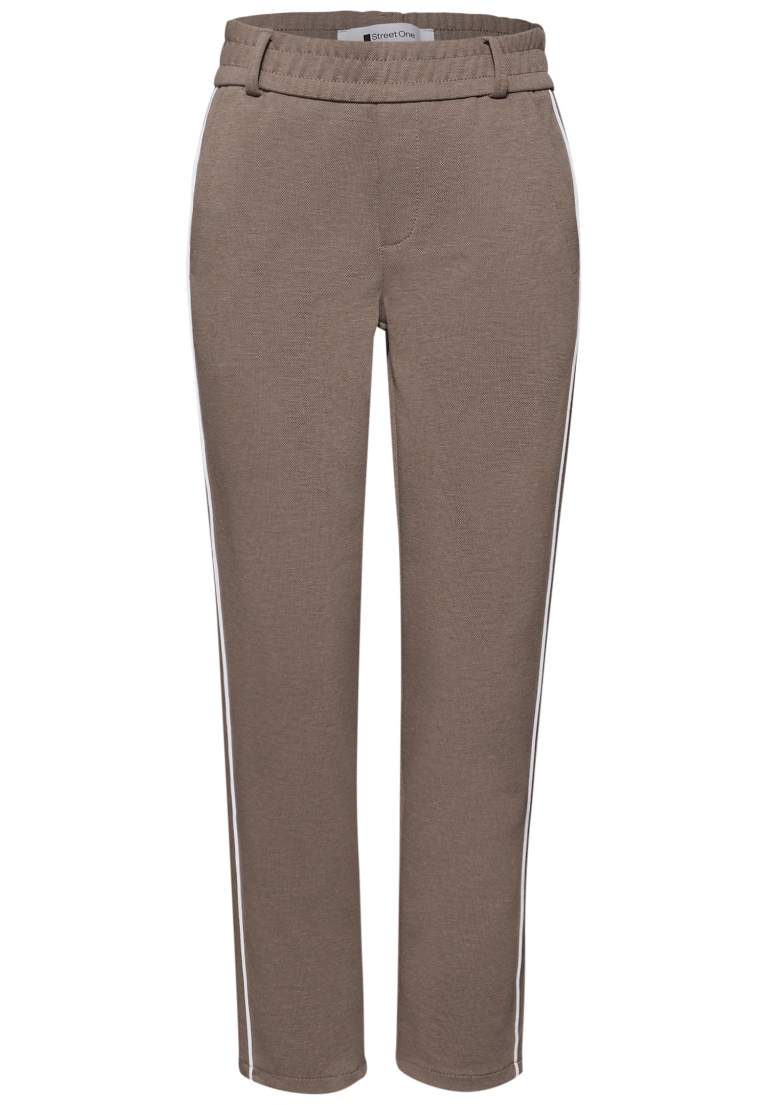 Street One Damen Stoffhose Bonny Loose Fit Slim Legs Elastischer Bund