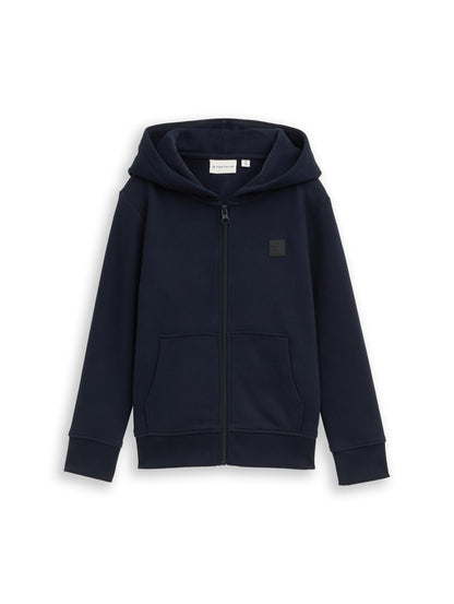 TOM TAILOR Sweatshirtjacke Kinder Hoodie Badge