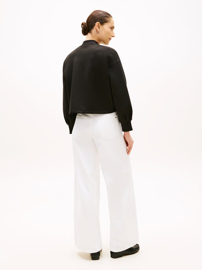 TOMMY HILFIGER Sportswear Division Damen Hose Komfort Stretch Schwarz