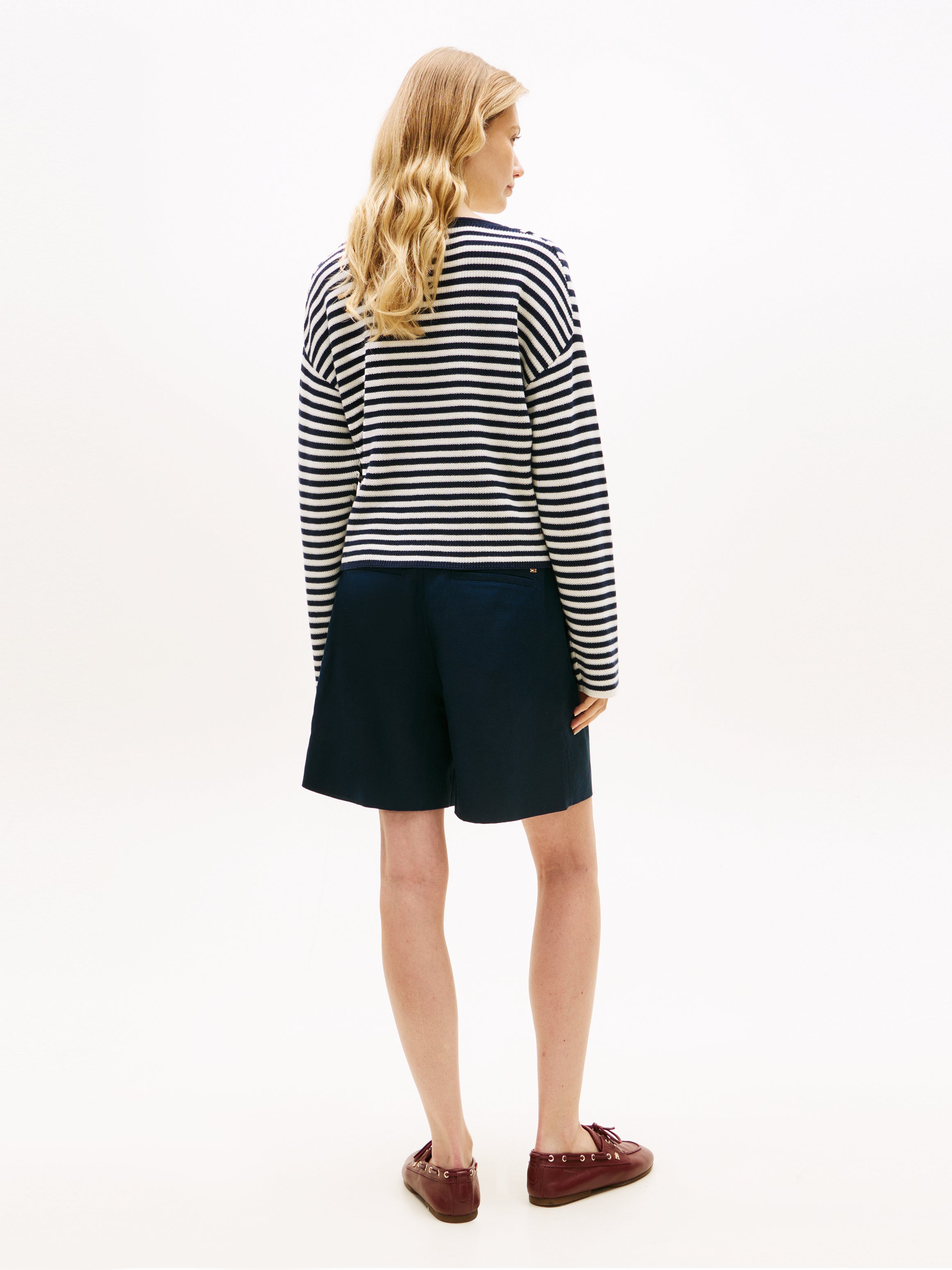 TOMMY HILFIGER Sportswear Division Damen T-Shirt Oversized Baumwolle