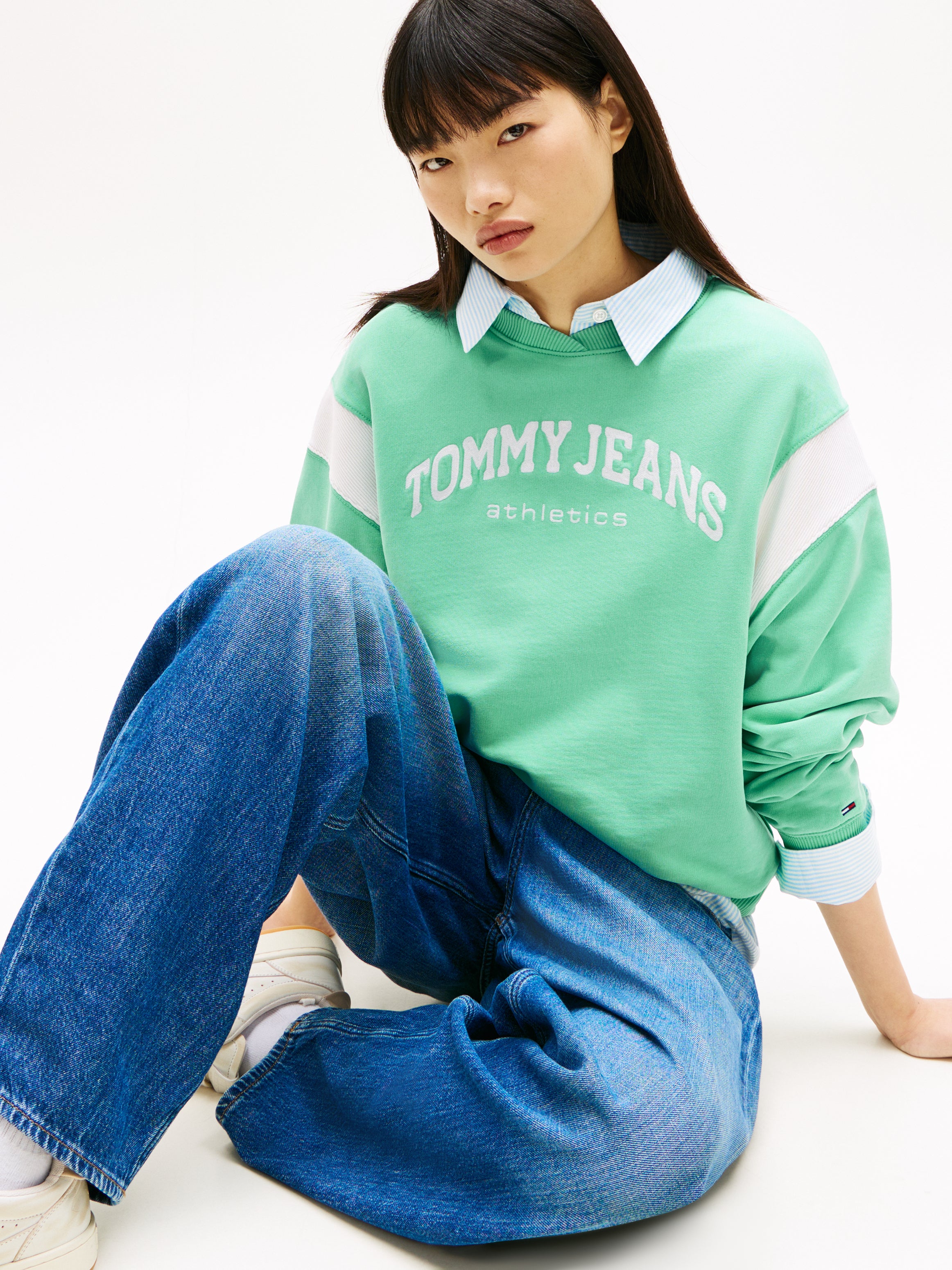 TOMMY HILFIGER Sportswear Division Damen T-Shirt aus 100 % Baumwolle