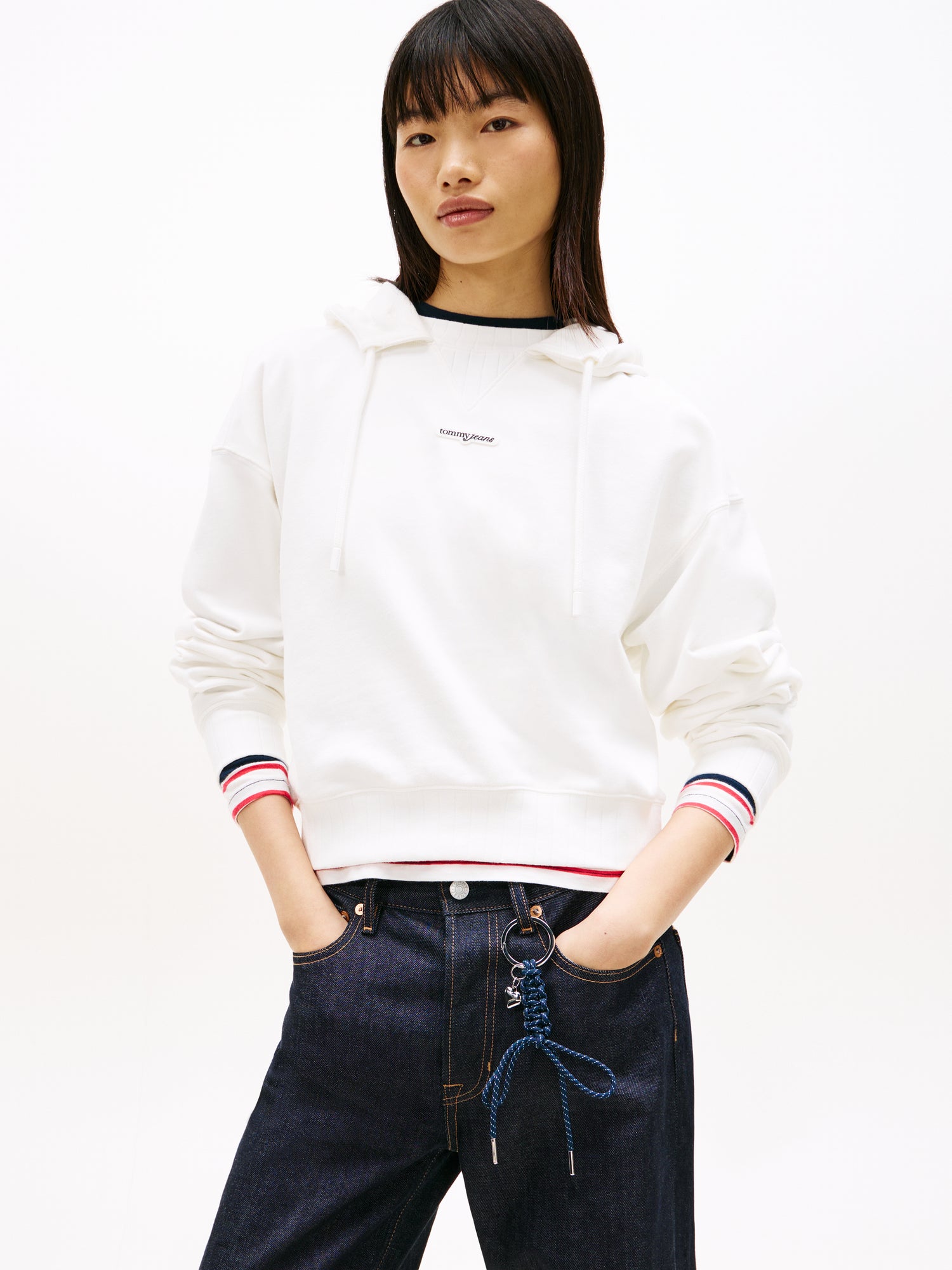 TOMMY HILFIGER Sportswear Division Damen T-Shirt Baumwolle