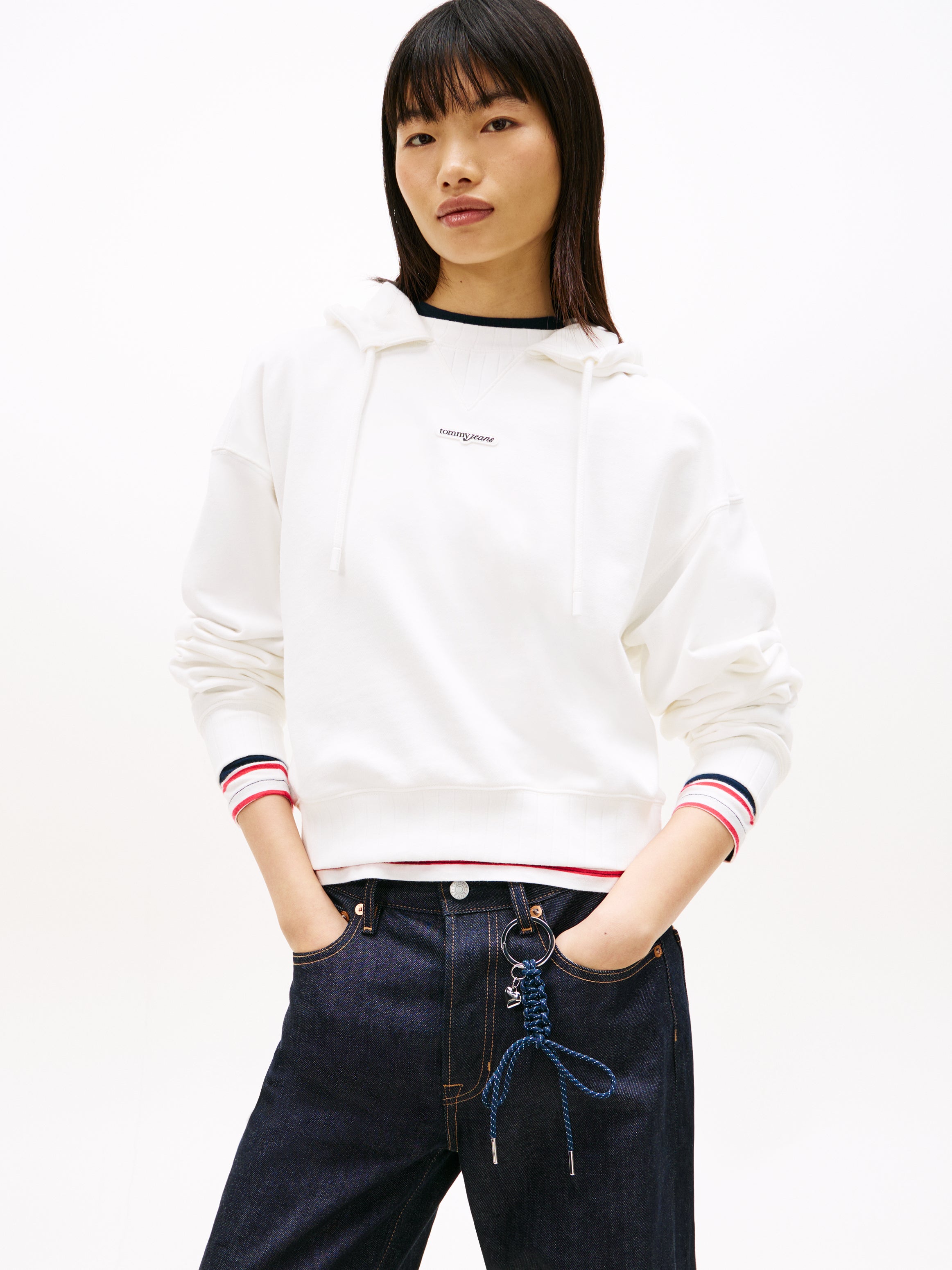 TOMMY HILFIGER Sportswear Division Damen T-Shirt Baumwolle
