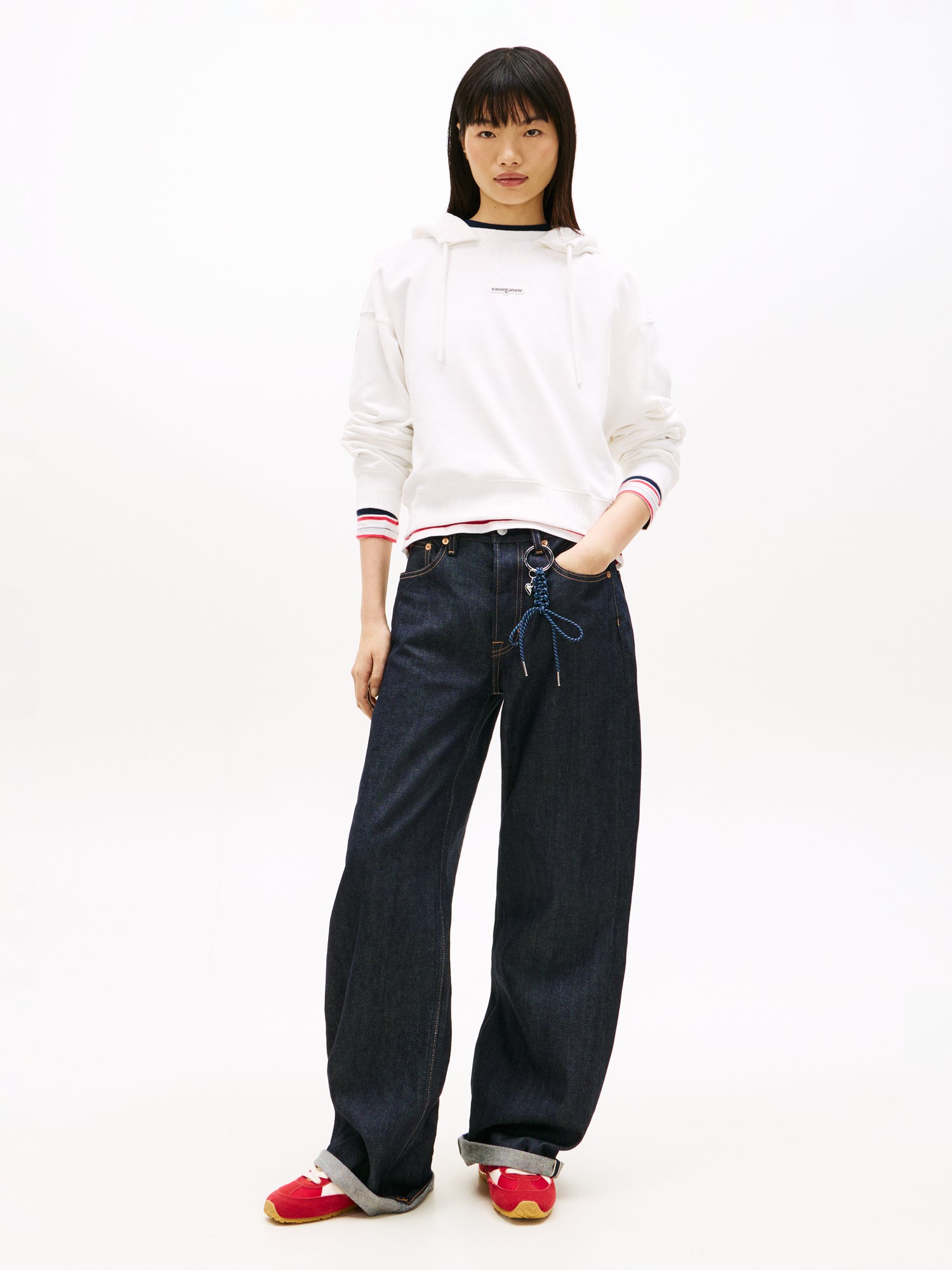 TOMMY HILFIGER Sportswear Division Damen T-Shirt Baumwolle