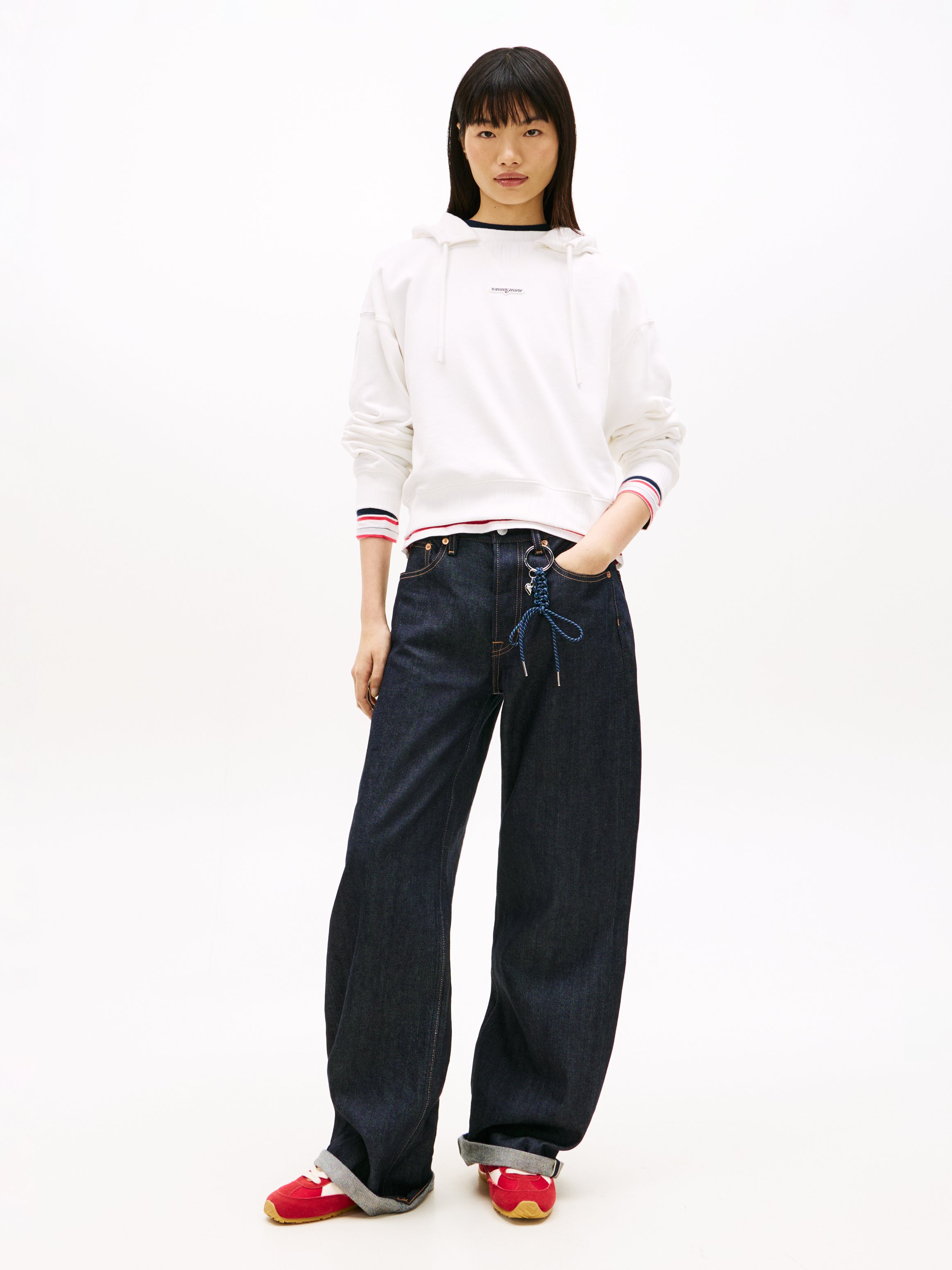 TOMMY HILFIGER Sportswear Division Damen T-Shirt Baumwolle