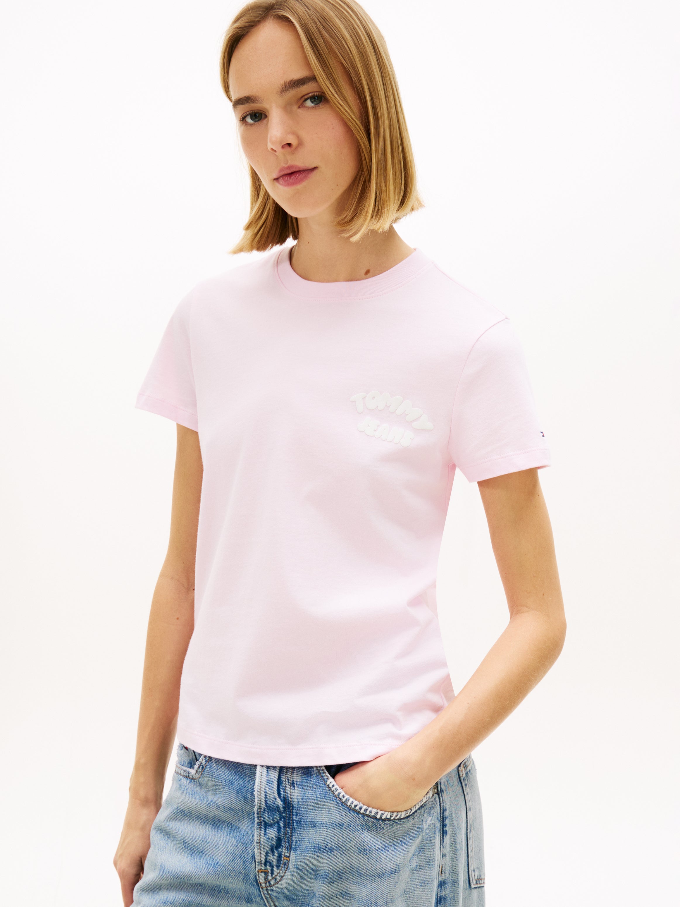 TOMMY HILFIGER Sportswear Division Damen T-Shirt Baumwolle