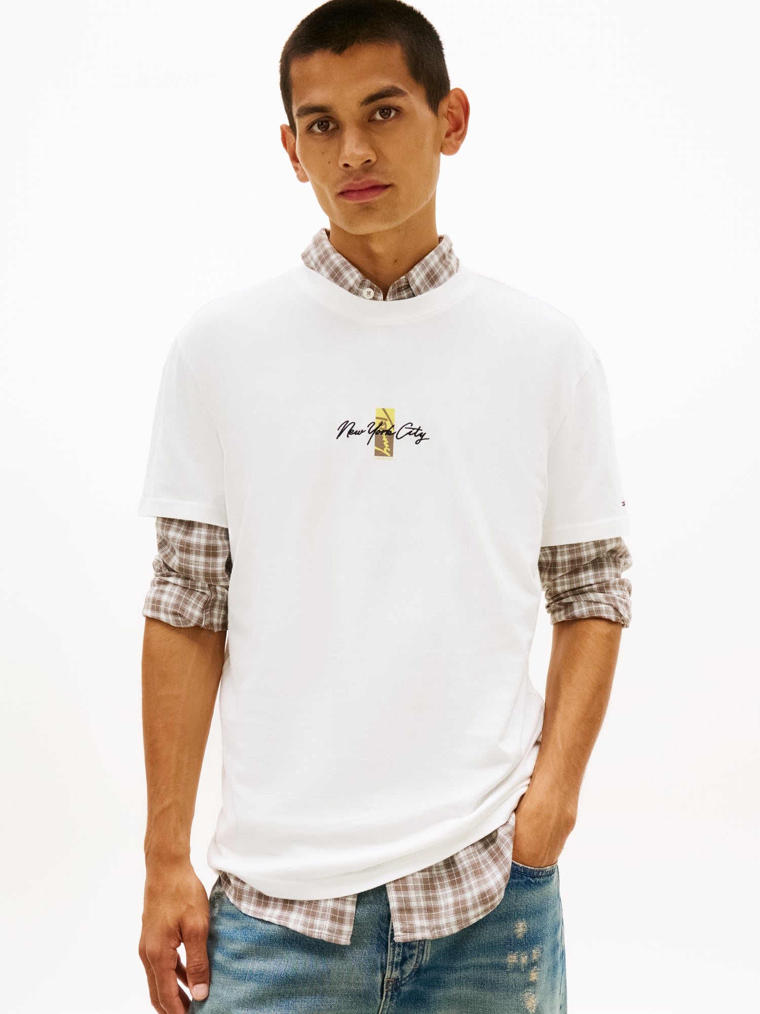 TOMMY HILFIGER Sportswear Erwachsene T-Shirt Baumwolle