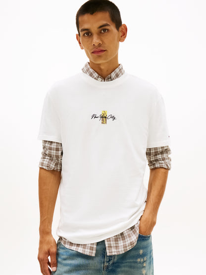 TOMMY HILFIGER Sportswear Erwachsene T-Shirt Baumwolle