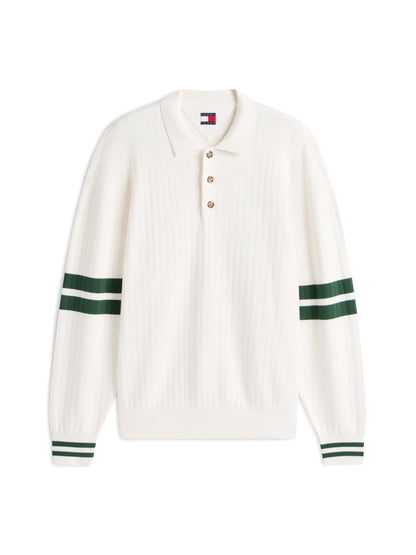 TOMMY HILFIGER Sportswear Division Herren T-Shirt in ancient white 100% Baumwolle