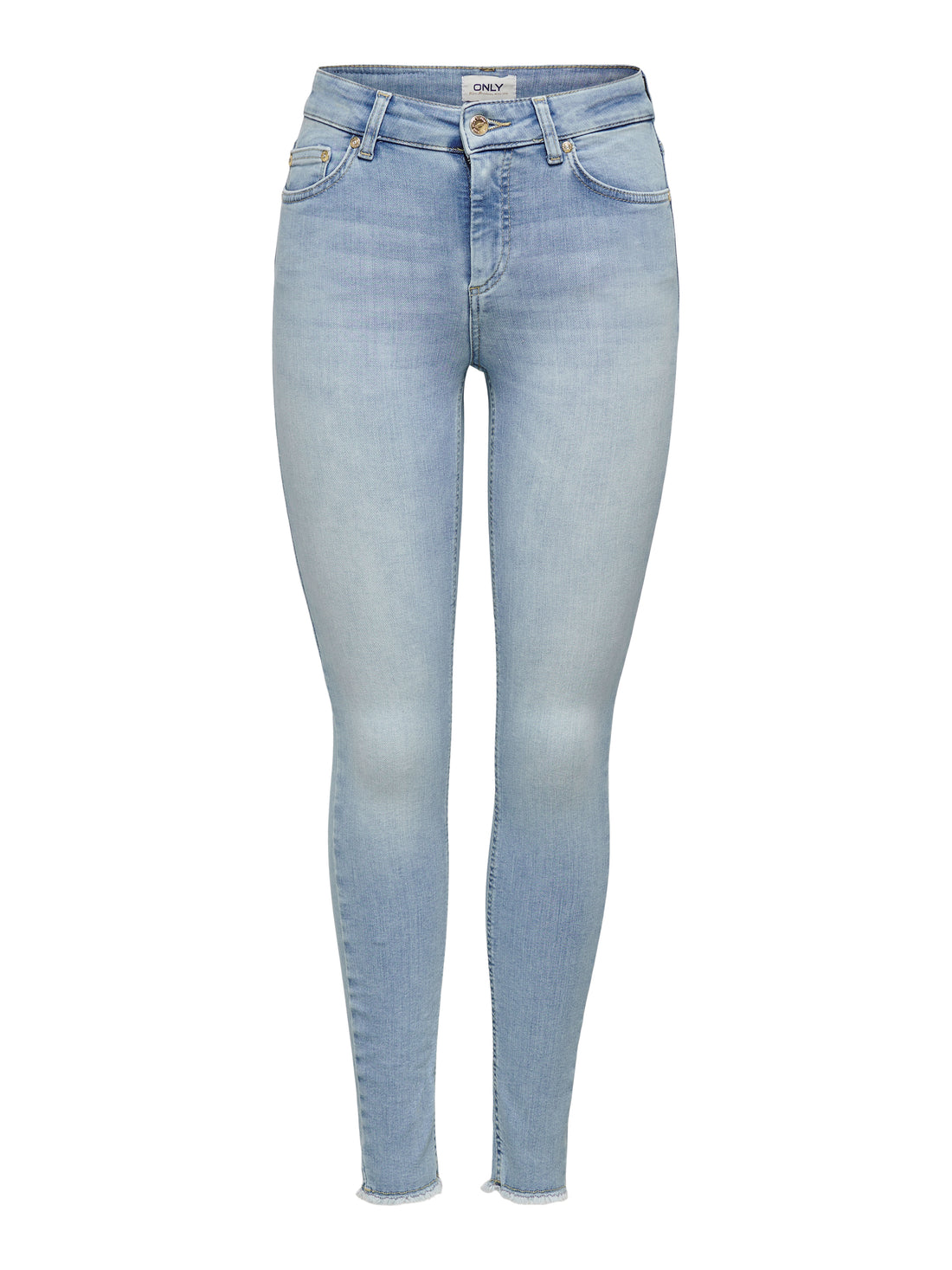 ONLY Skinny Fit Jeans Damen Knöchellang Mittlere Taille