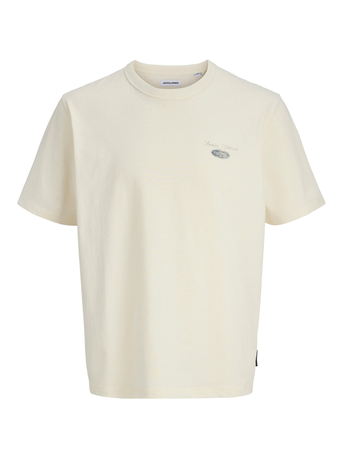 Jack &amp; Jones T-Shirt Erwachsene Rundhalsausschnitt Kurzarm Eingesetzte Ärmel Aufdruck Baumwolle
