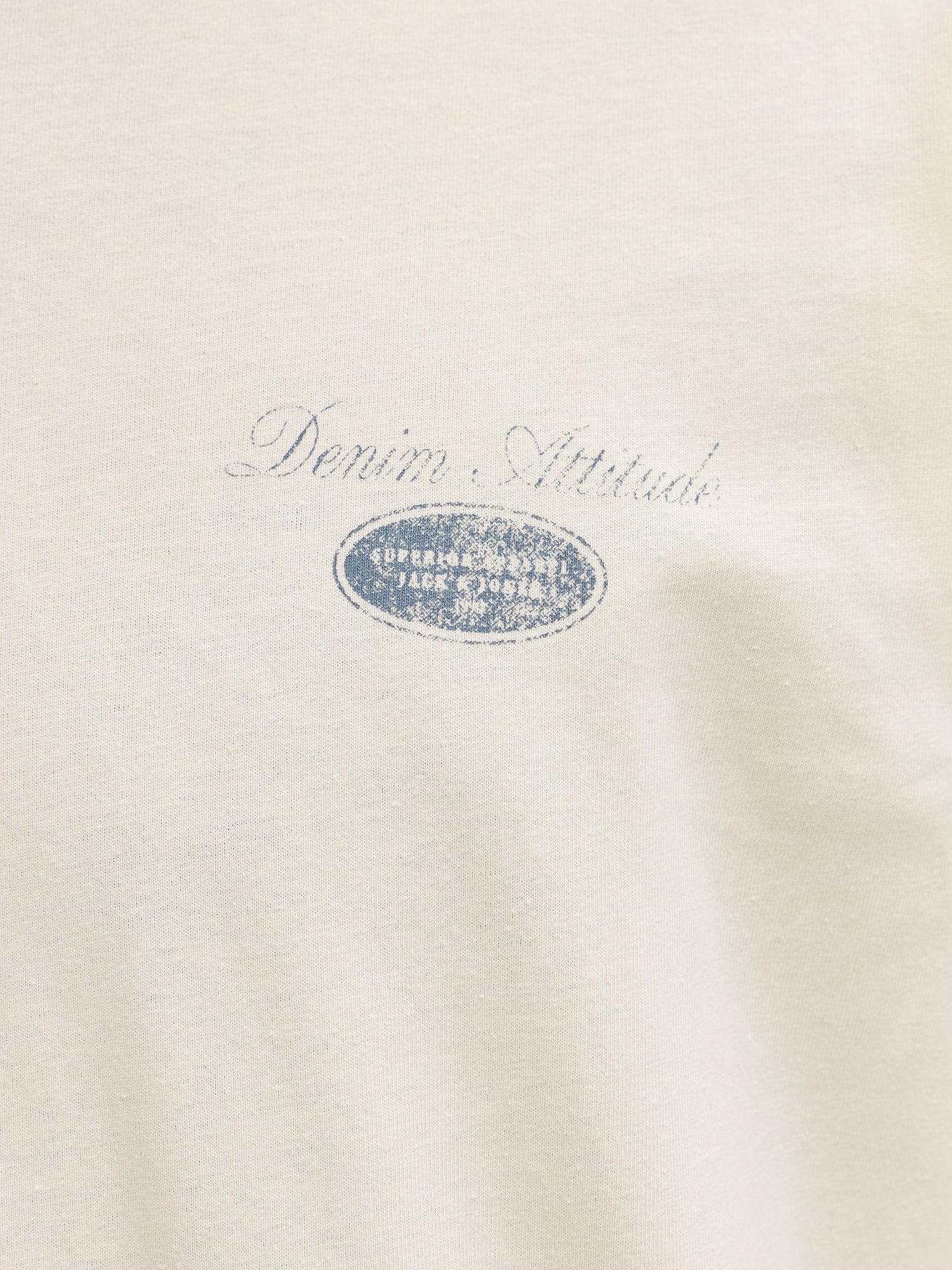 Jack &amp; Jones T-Shirt Erwachsene Rundhalsausschnitt Kurzarm Eingesetzte Ärmel Aufdruck Baumwolle