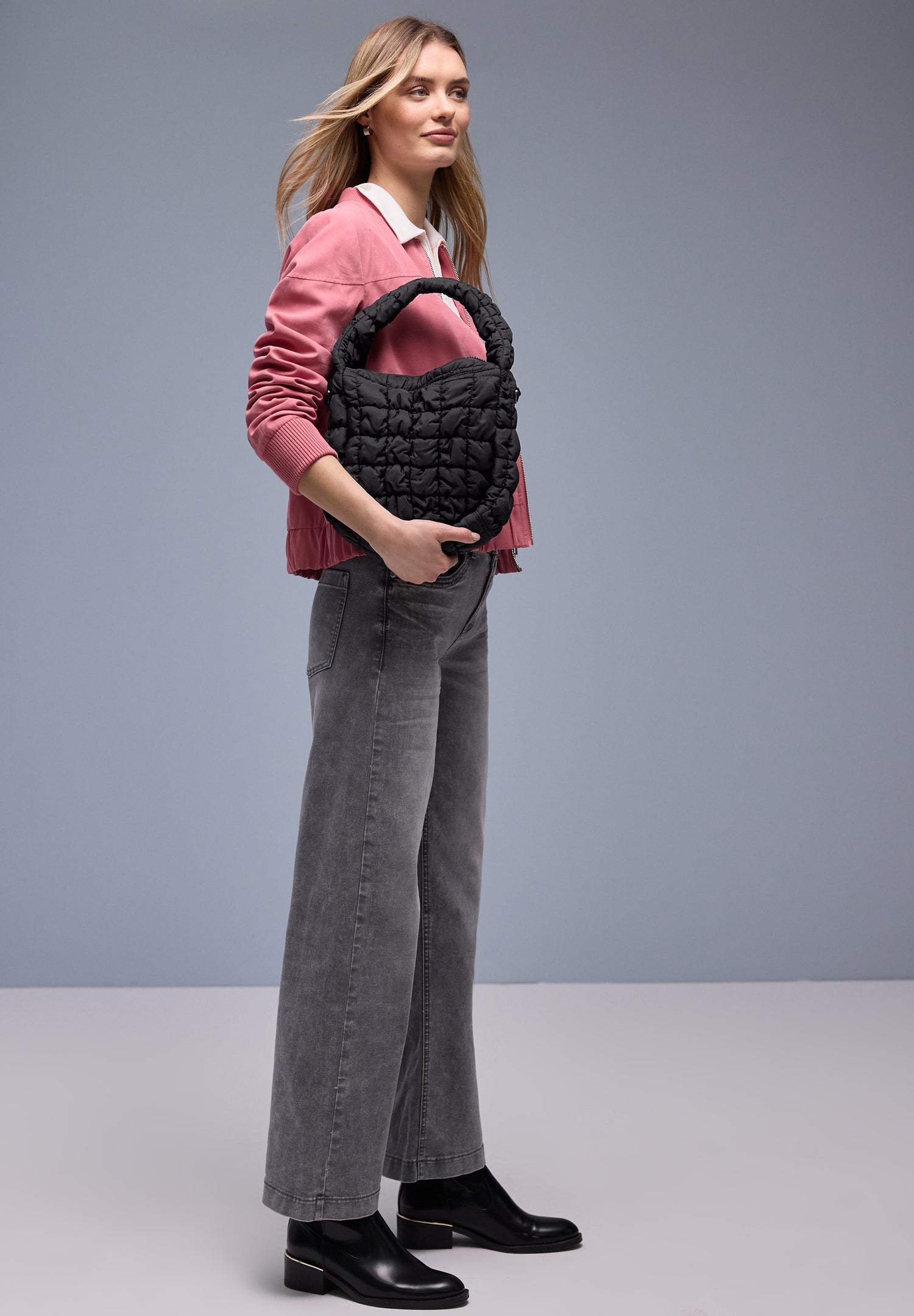 Street One Damen Umhängetasche Casual Gesteppt Polyester