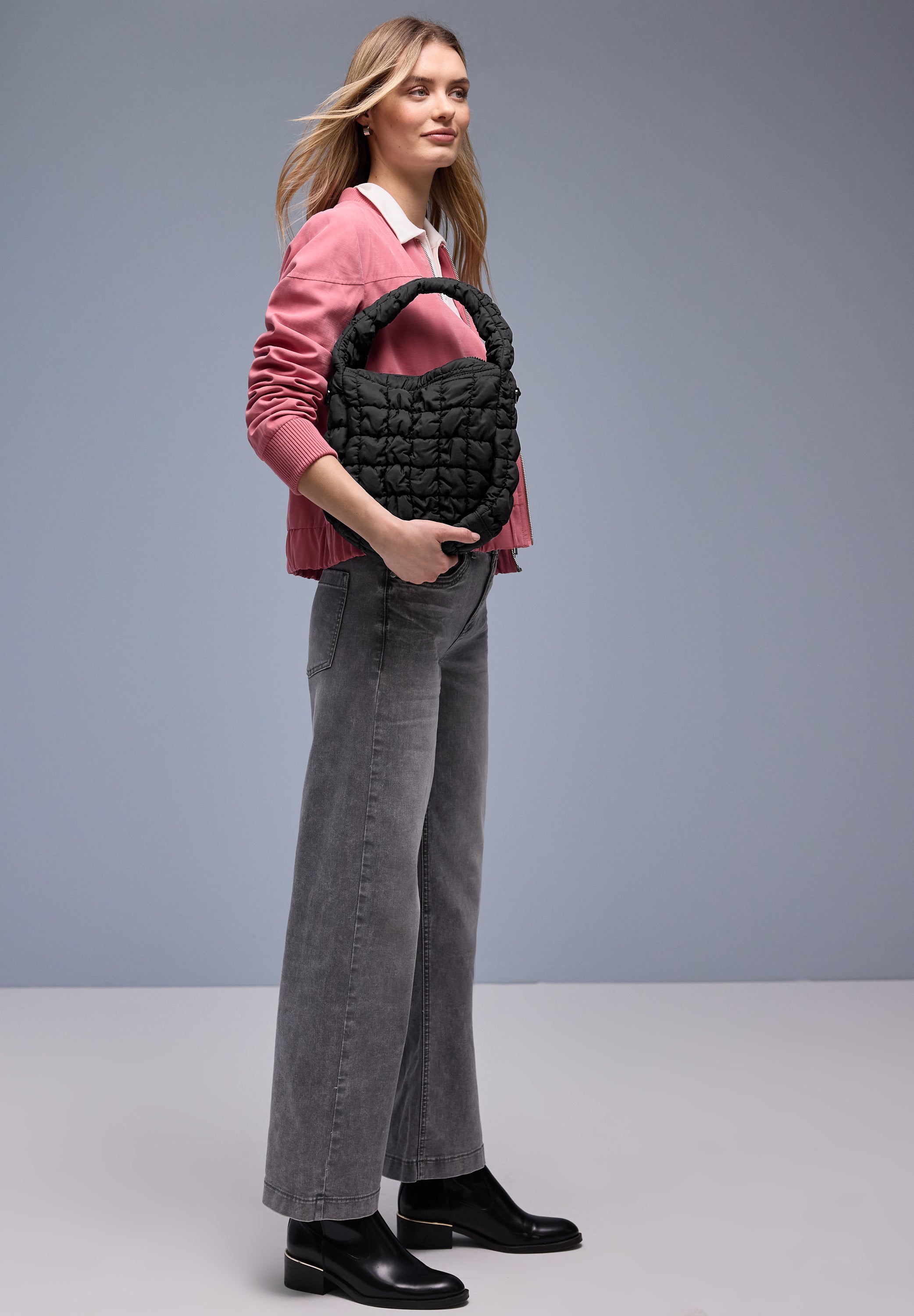 Street One Damen Umhängetasche Casual Gesteppt Polyester
