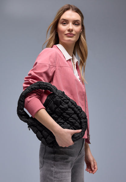 Street One Damen Umhängetasche Casual Gesteppt Polyester