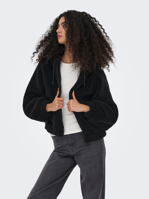JDYMILA TEDDY HOOD JACKET OTW YFM