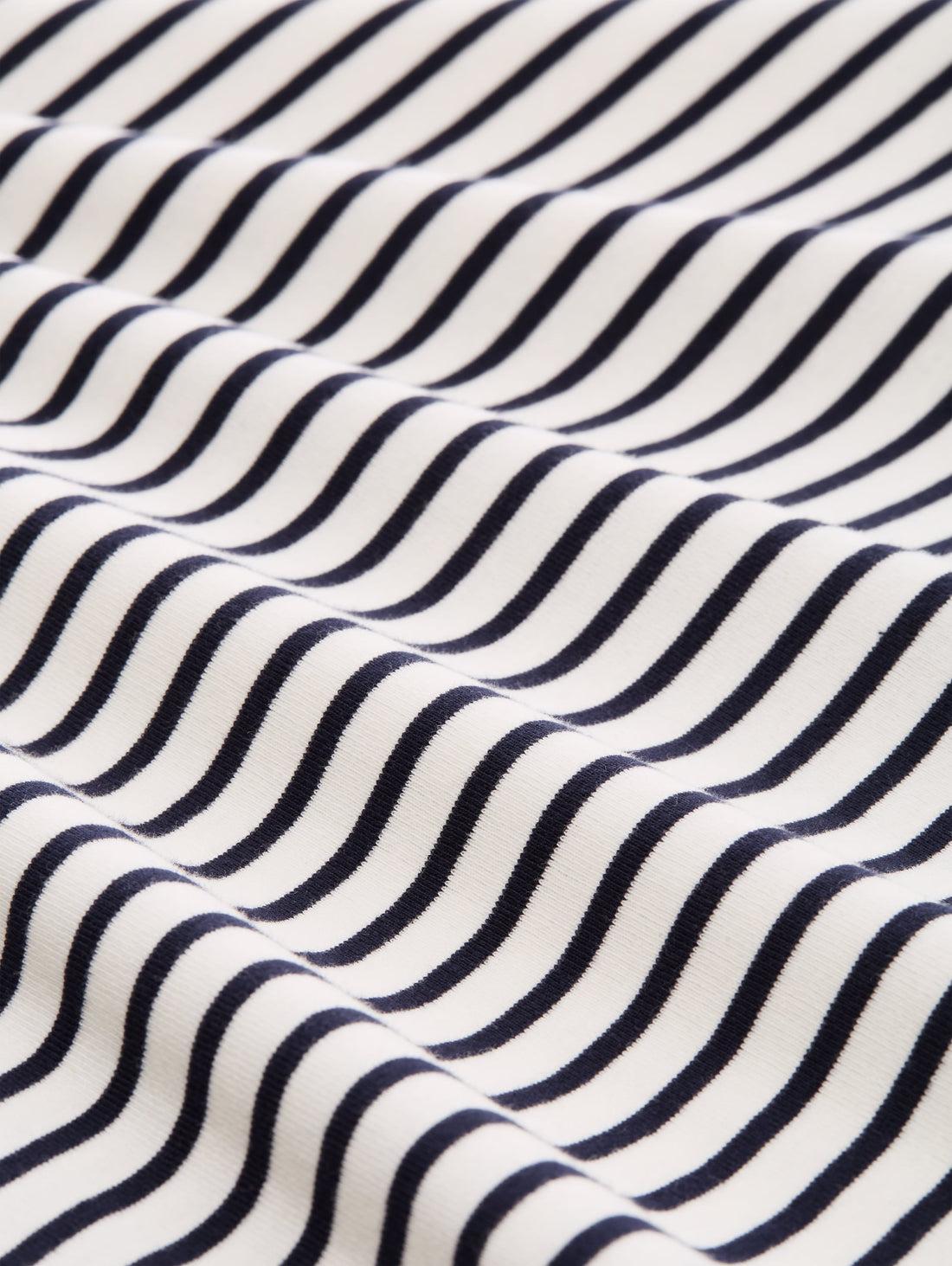TOM TAILOR Gestreiftes T-Shirt Damen mit Herz-Detail überschnittener Schulternaht Baumwolle Elasthan