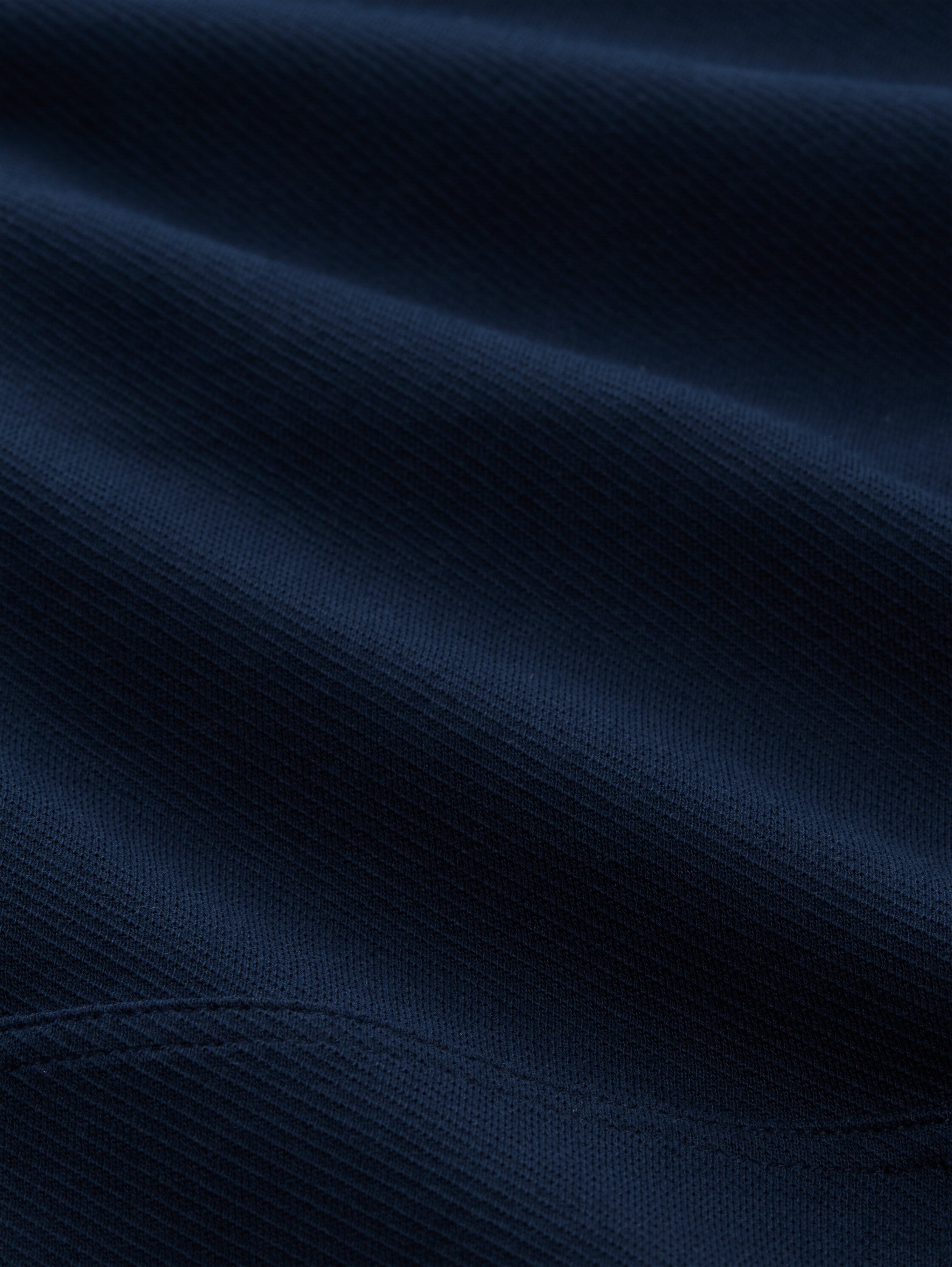 TOM TAILOR Sweatshirtjacke Herren Polokragen Ripp-Stoff