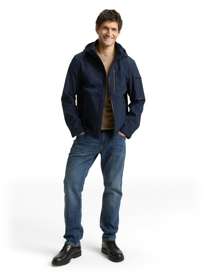 TOM TAILOR Softshell Jacke Herren Kapuze Outdoor Jacke Wasserabweisend