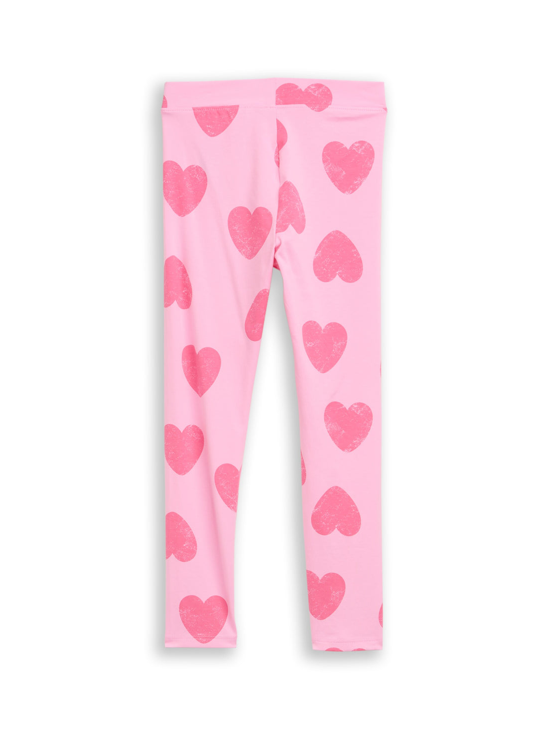 TOM TAILOR Gemusterte Kinder Leggings Herz-Motiv Stretch Baumwolle
