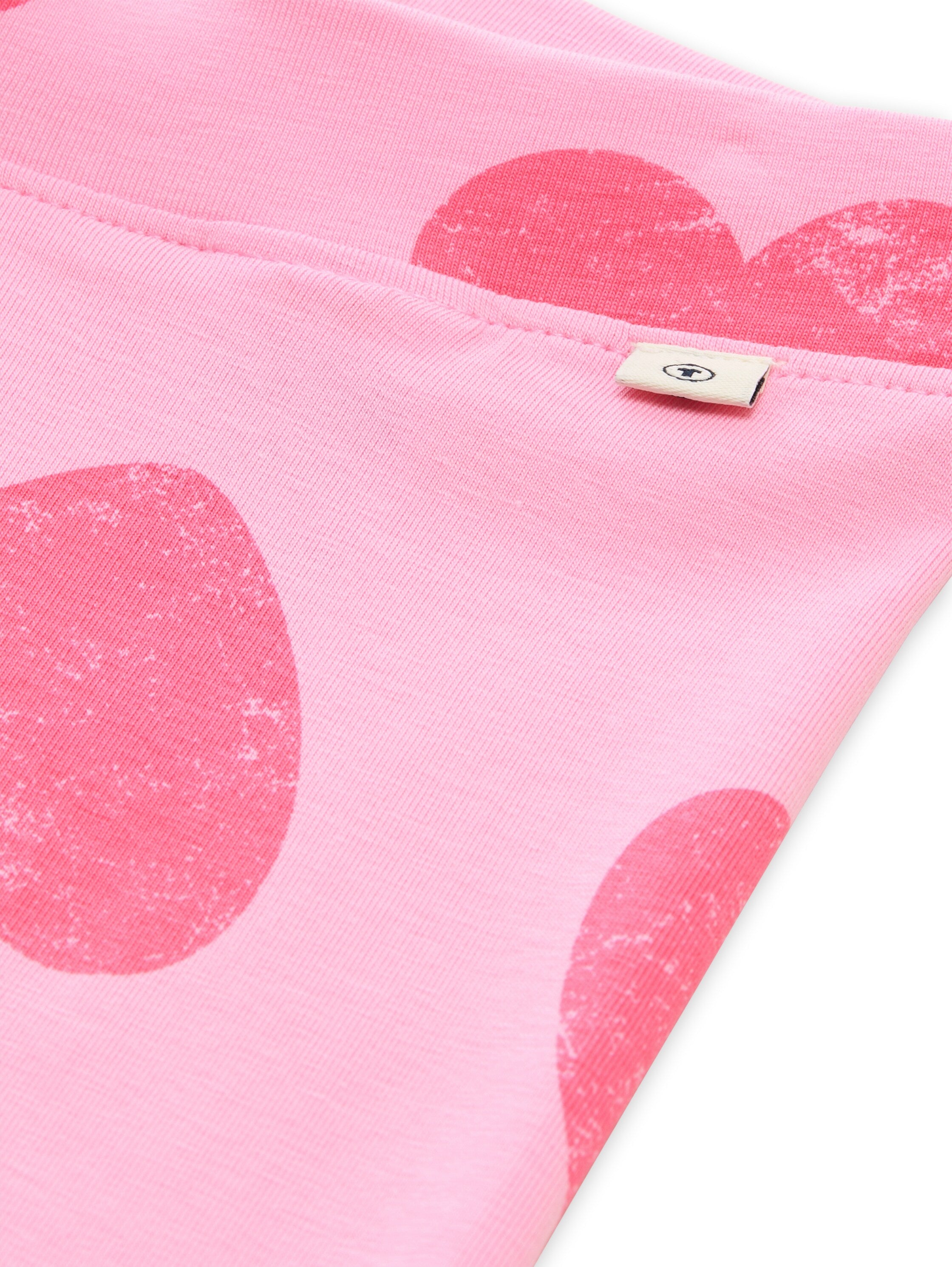 TOM TAILOR Gemusterte Kinder Leggings Herz-Motiv Stretch Baumwolle