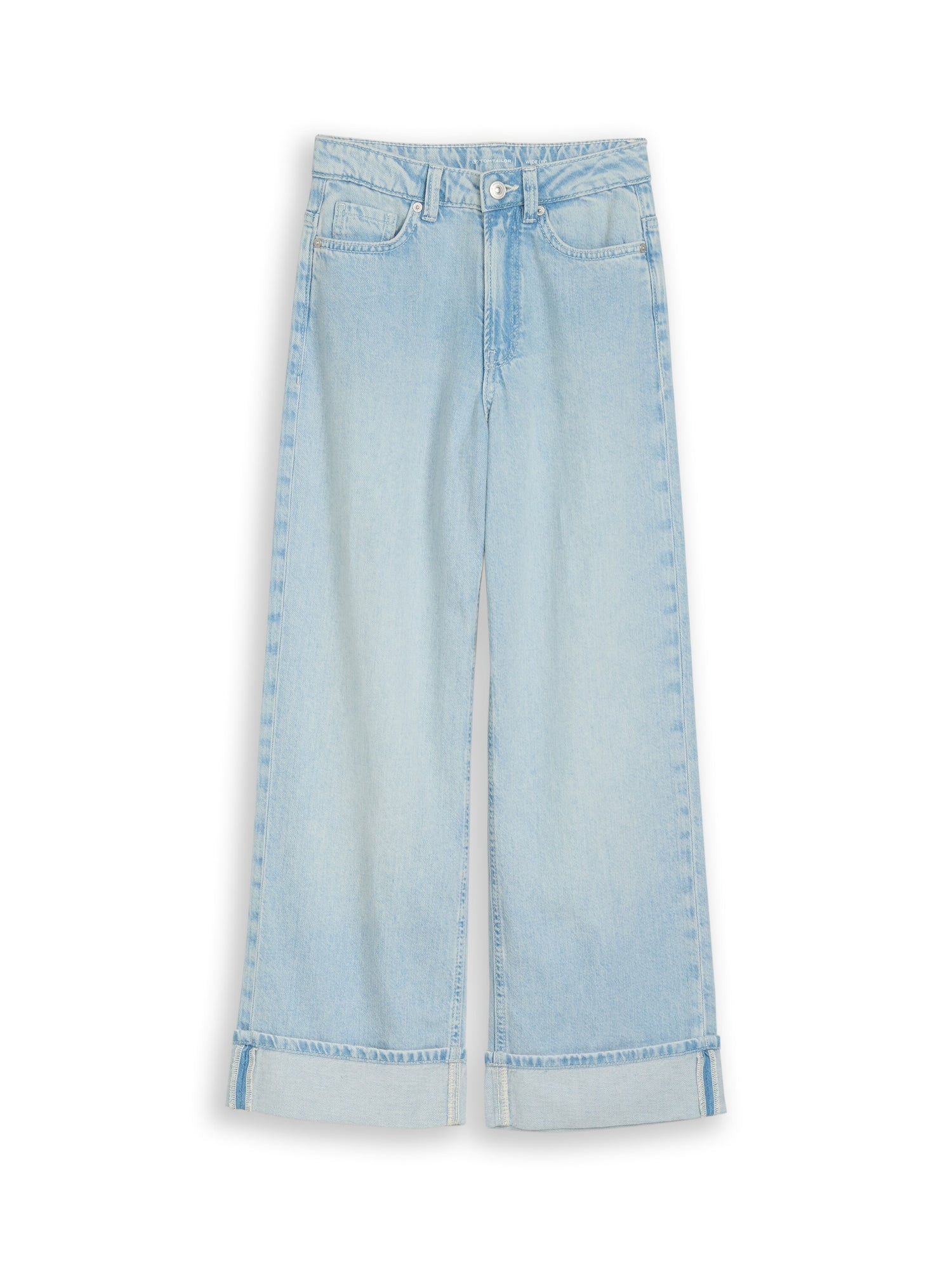 TOM TAILOR High Waist Kinder Jeanshose mit umgeschlagenem Hosenbein