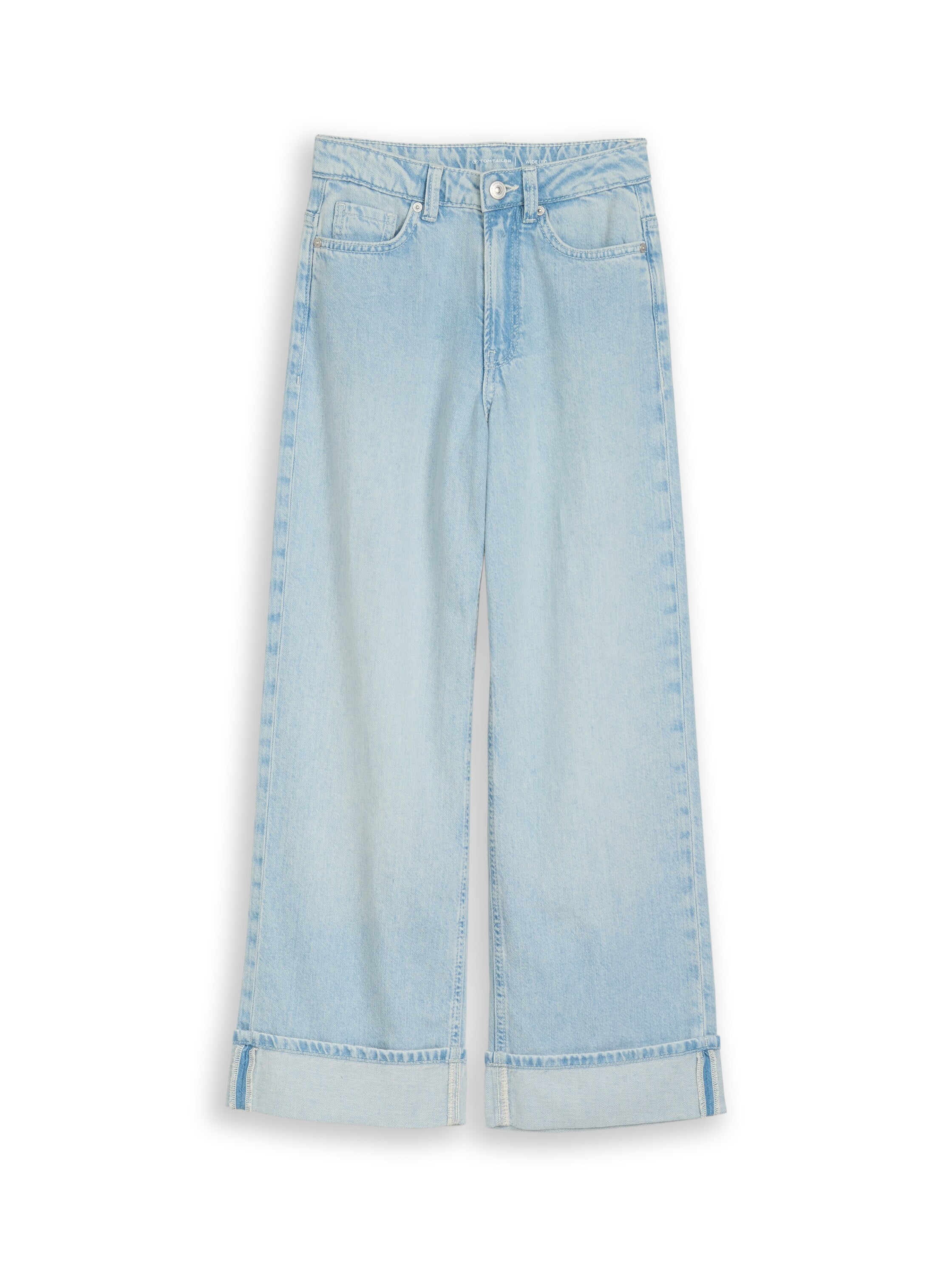 TOM TAILOR High Waist Kinder Jeanshose mit umgeschlagenem Hosenbein