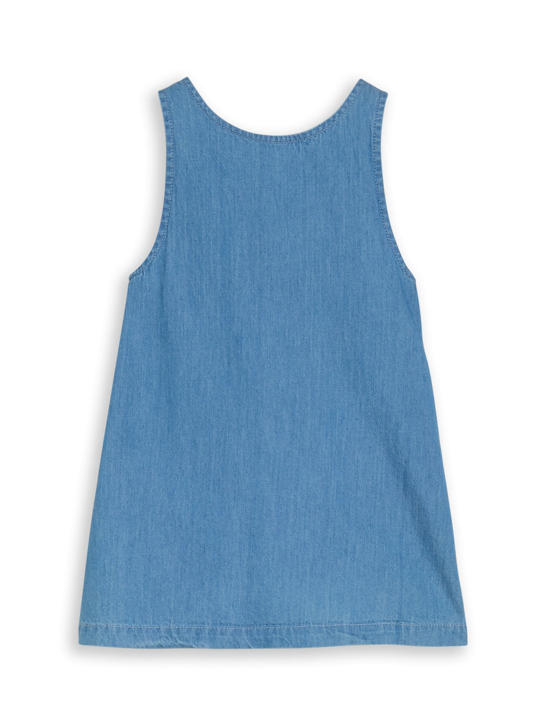 Tom Tailor Kinder Jeanskleid mit Trägern und Herz-Taschen Baumwolle