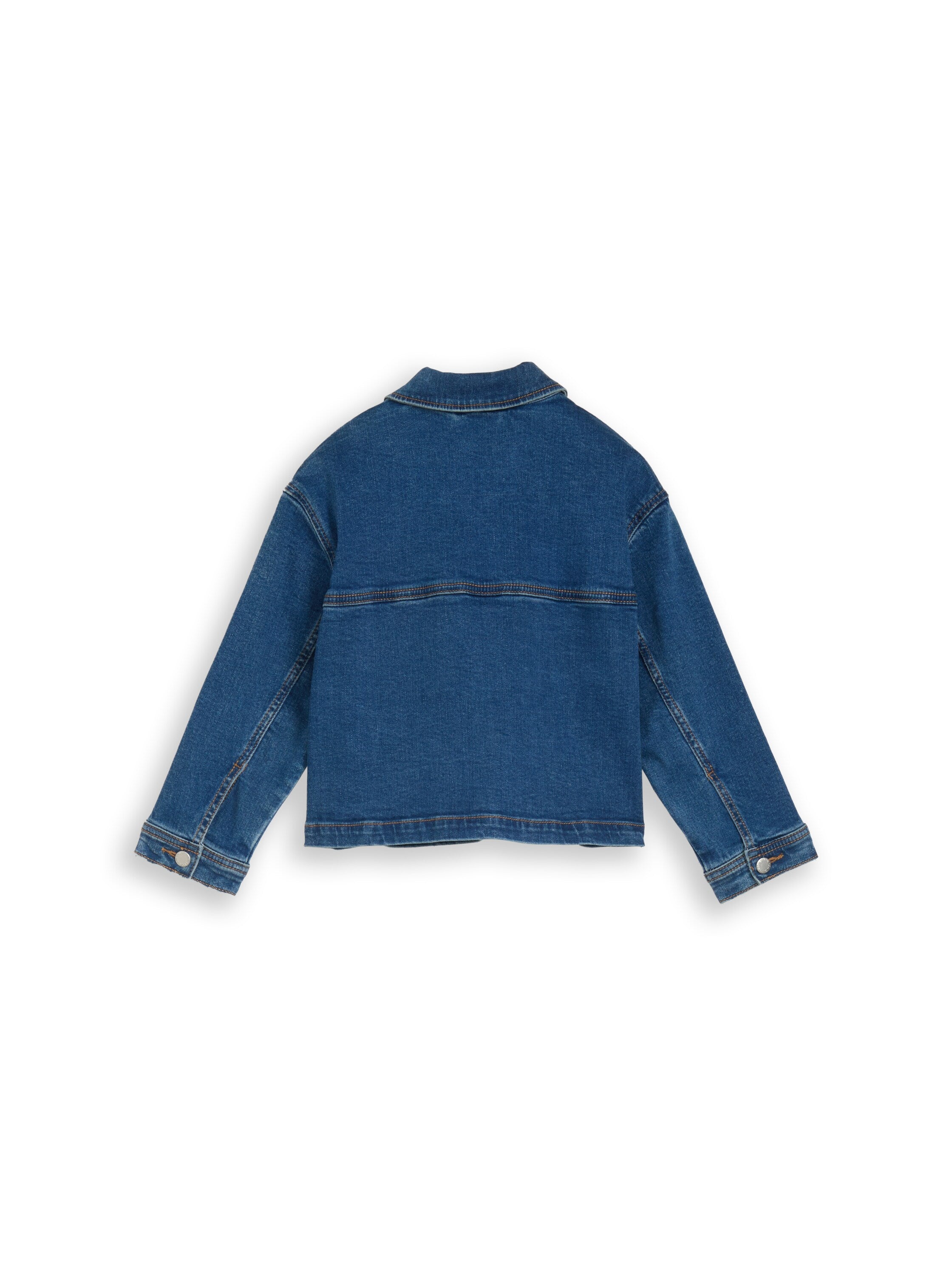TOM TAILOR Jeansjacke Kinder Offene Fronttaschen Baumwolle Stretch