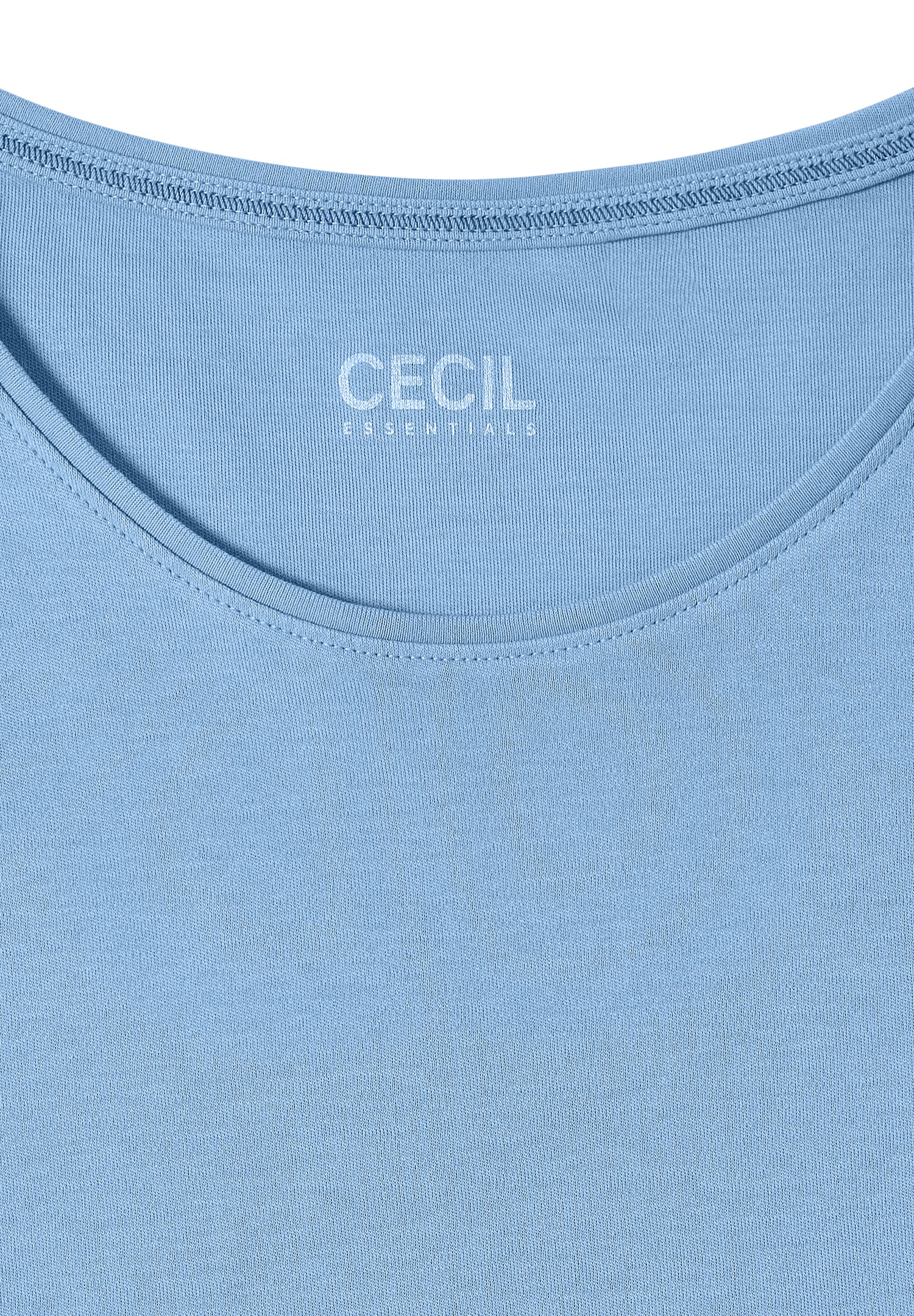 CECIL Damen T-Shirt Lena Rundhalsausschnitt 100% Baumwolle